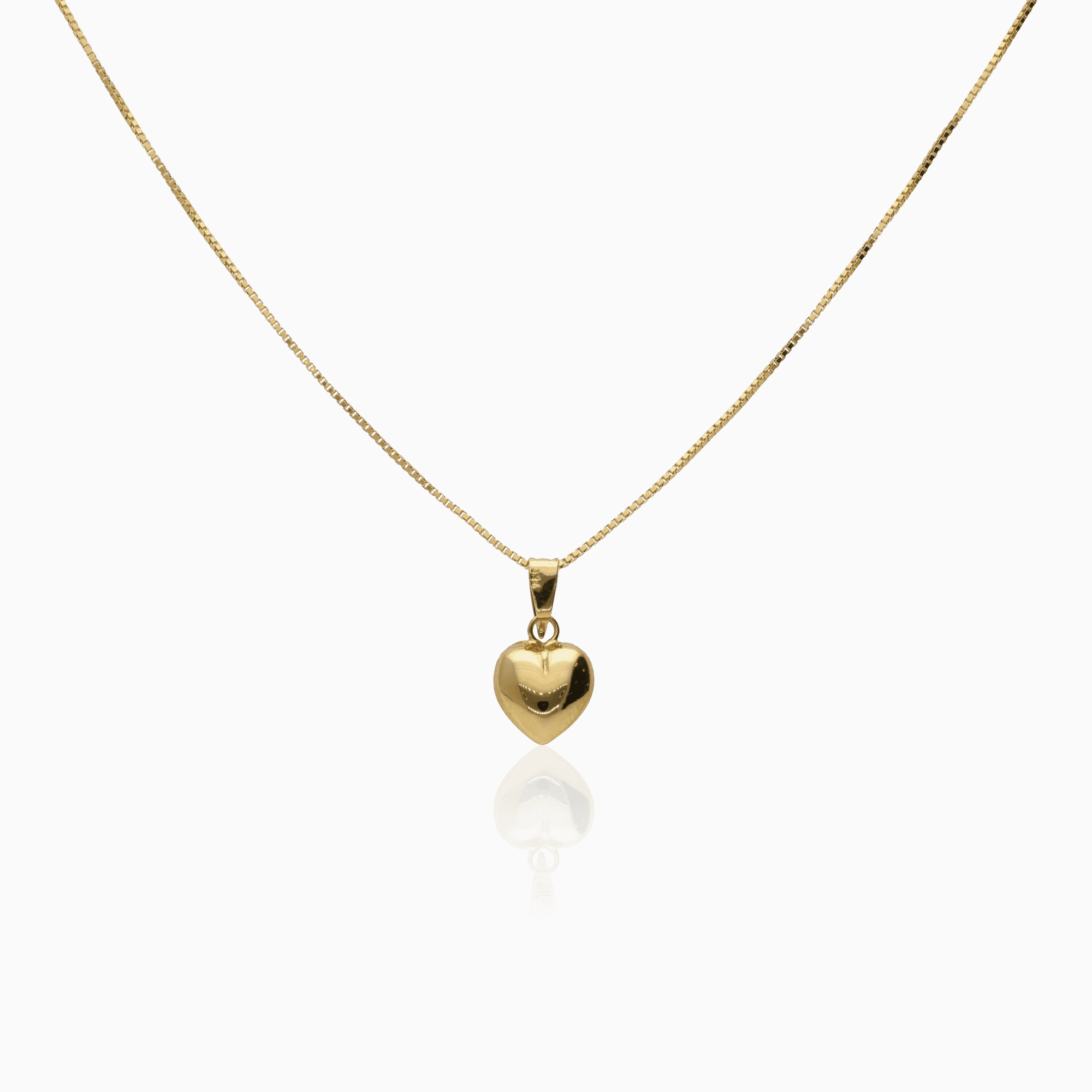 Venezia Necklace with a Heart 1.72g 18K Gold