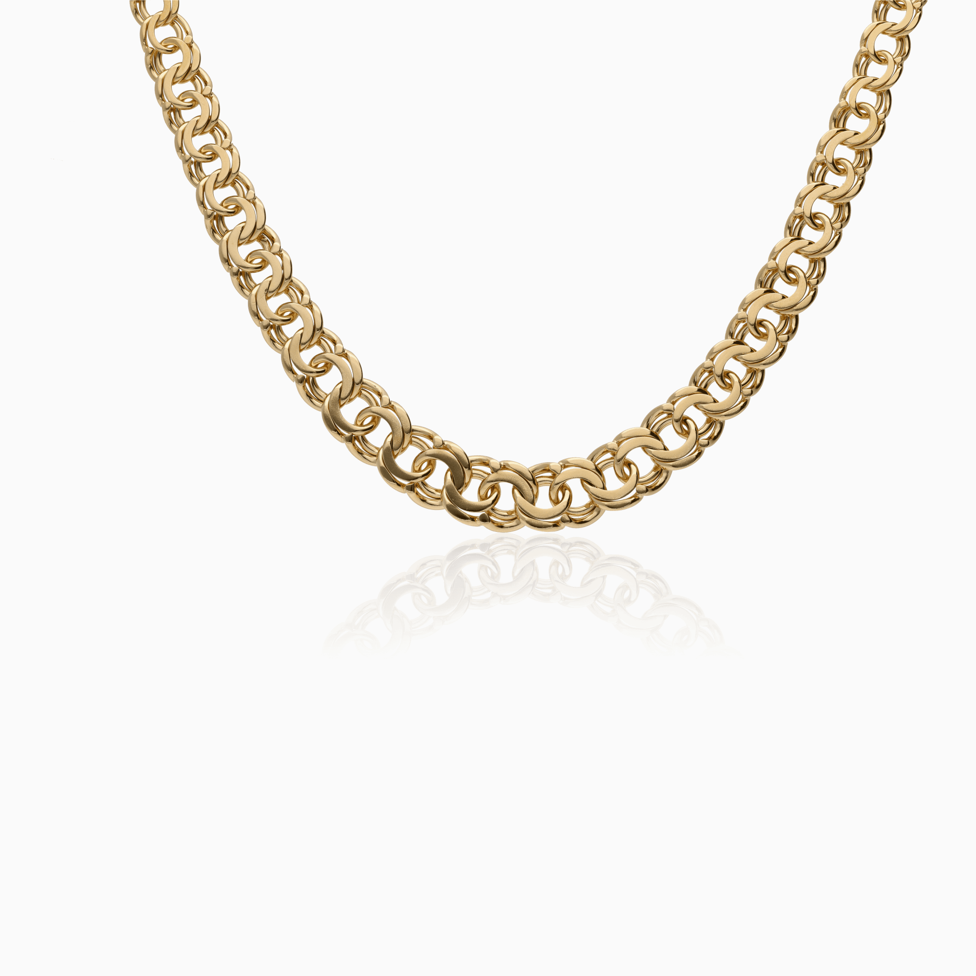 Bismarck chain 42.98g 18K gold