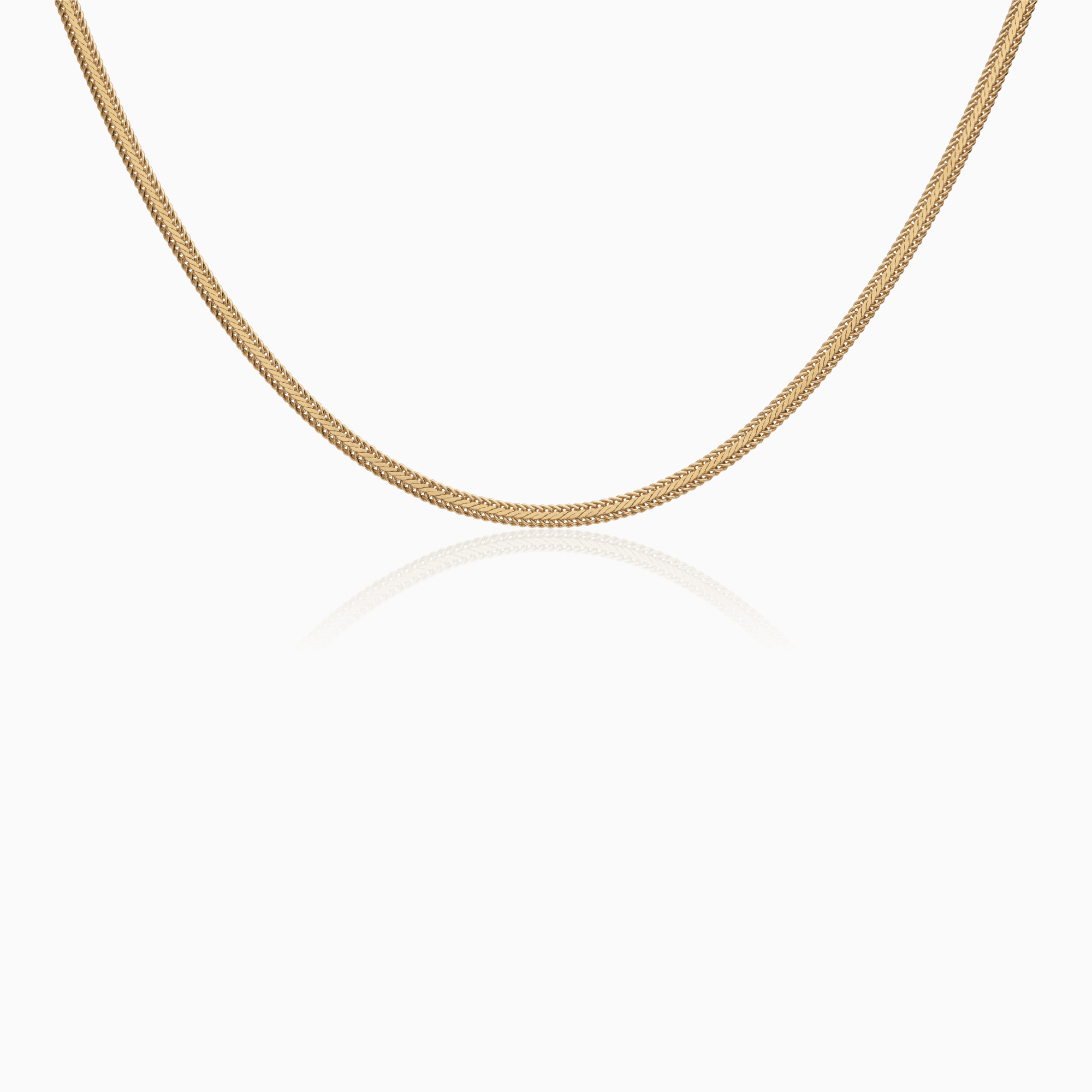 Fox tail necklace 7.53g 18K gold