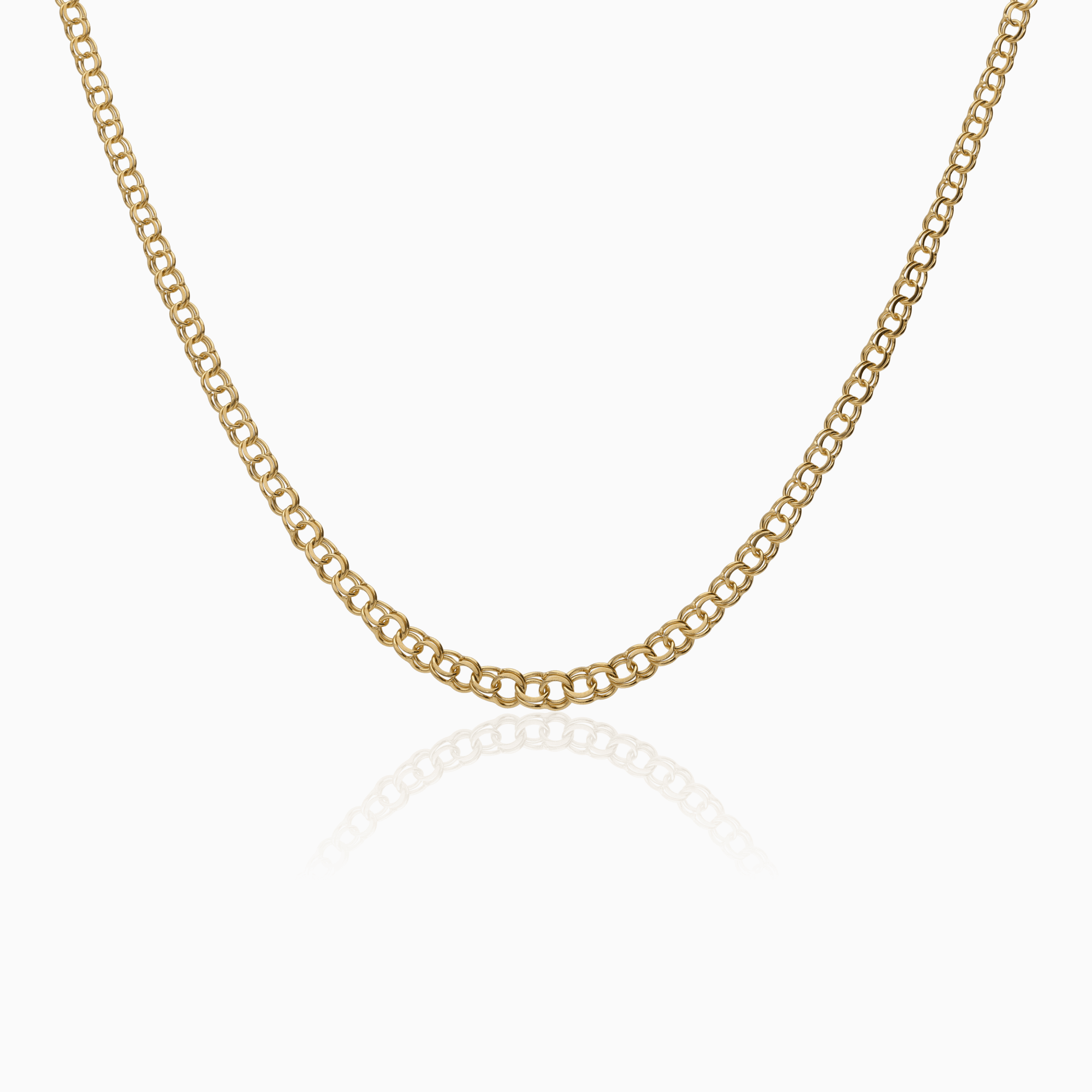Bismarck chain necklace 5.10g 18K gold