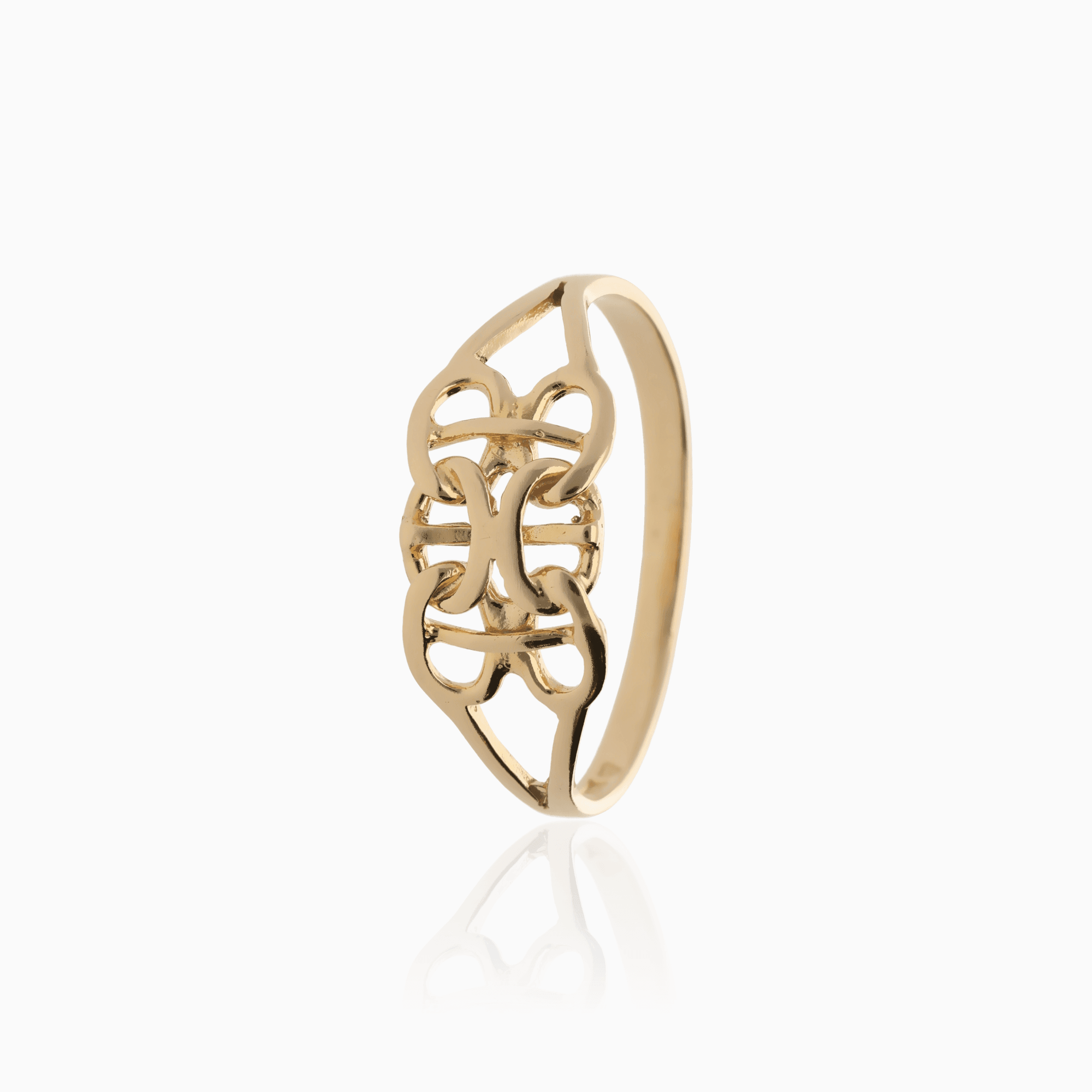 X-link ring 1.89g 18K gold