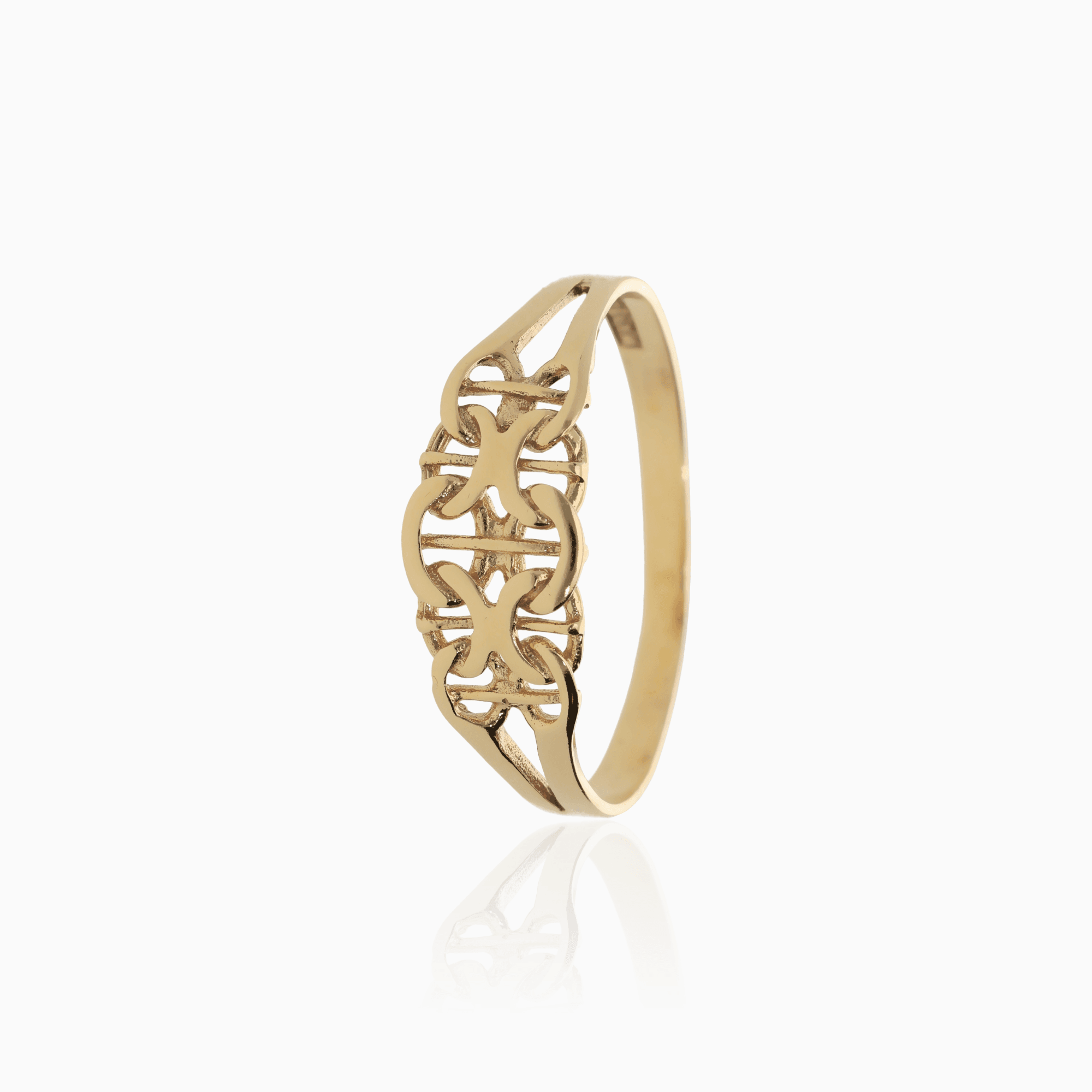 X-link ring 1.67g 18K gold