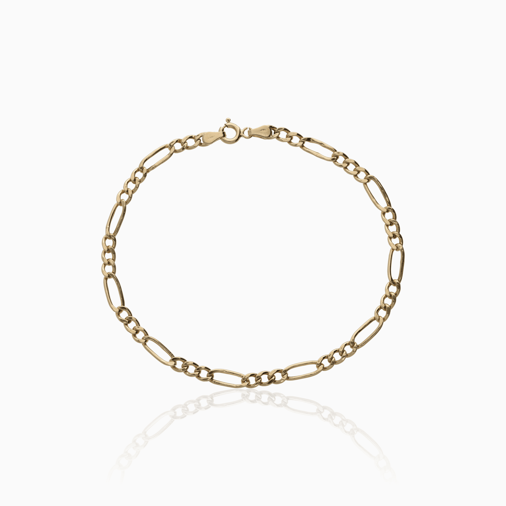 Figaro bracelet 2.70g 14K gold