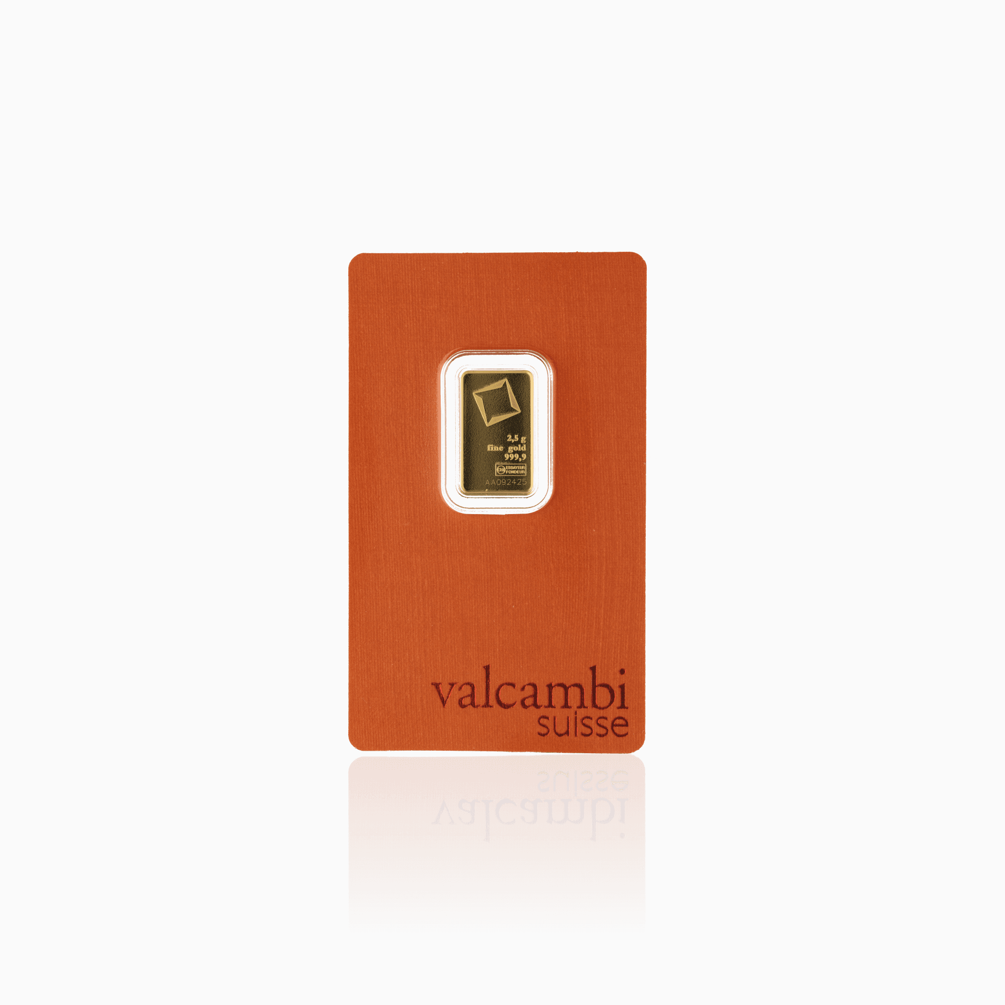 Valcambi gold bar 2.5g