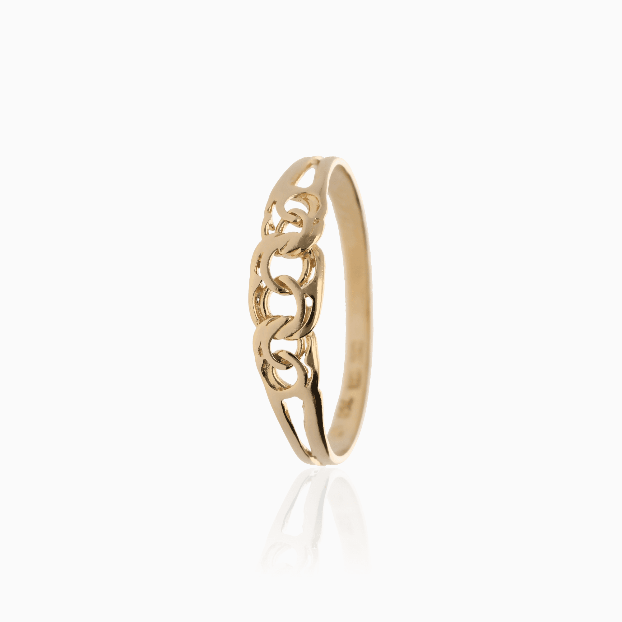 Bismarck ring 1,0g 18K guld
