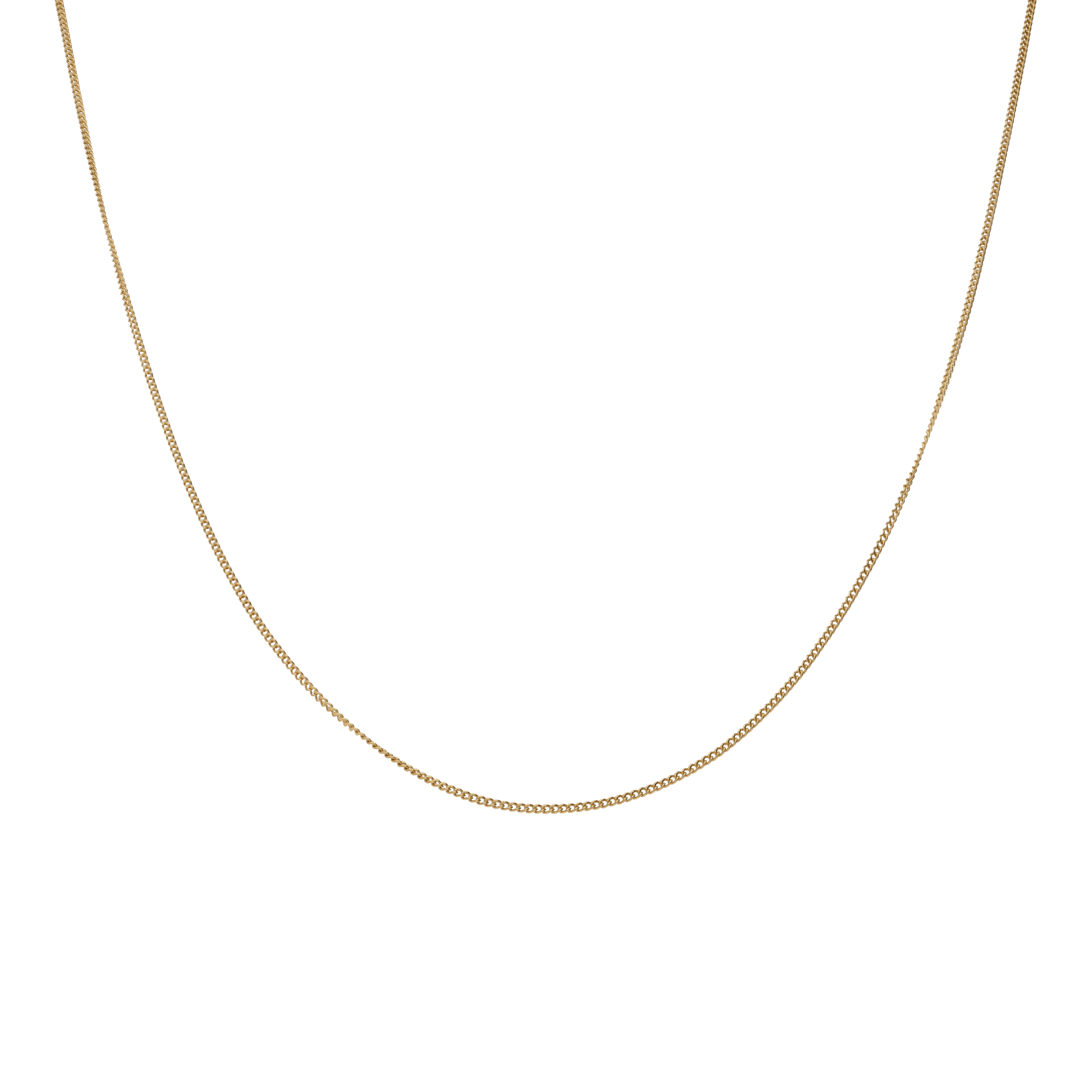 Pansarkedja 46cm 18K guld