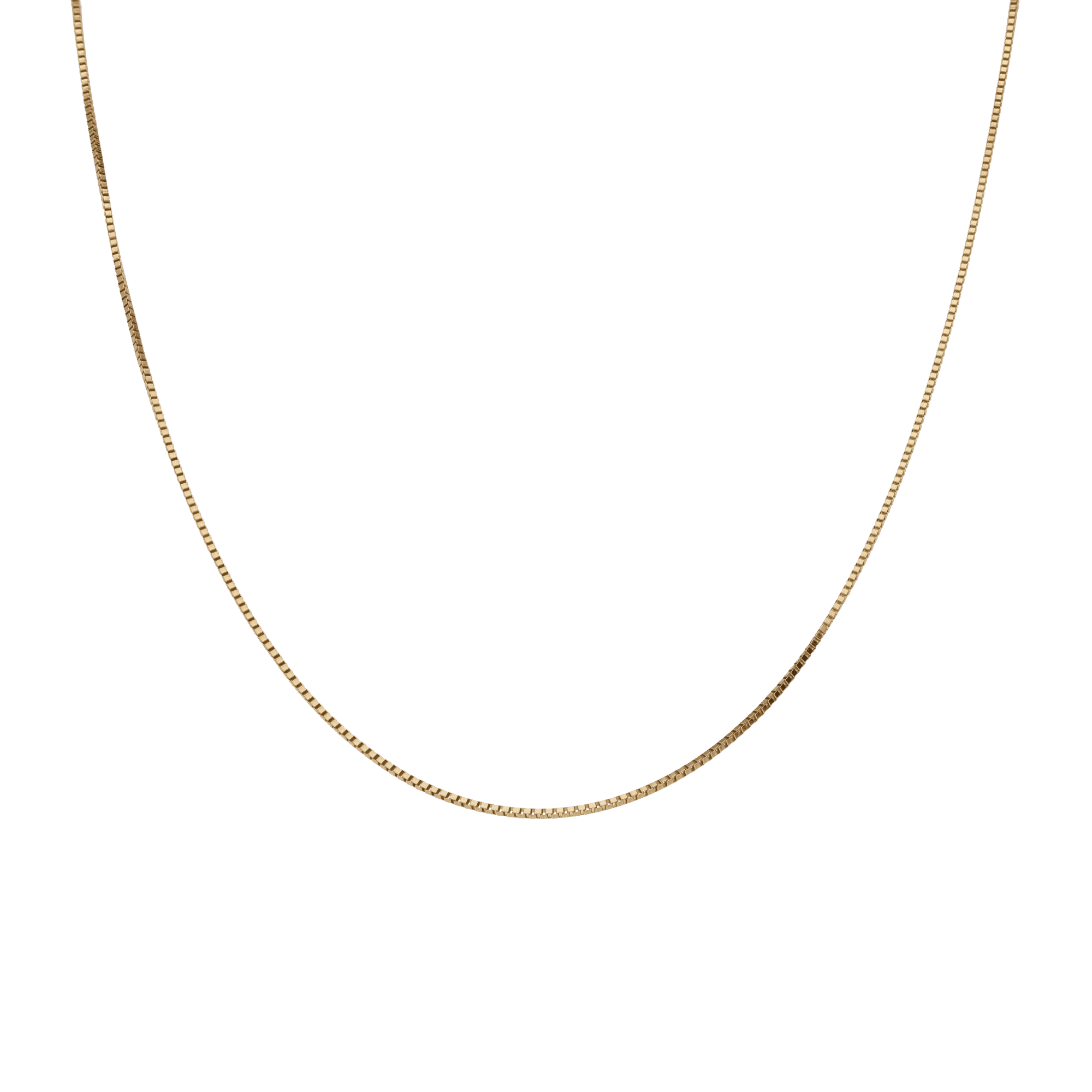Veneziakedja 45cm 9K guld
