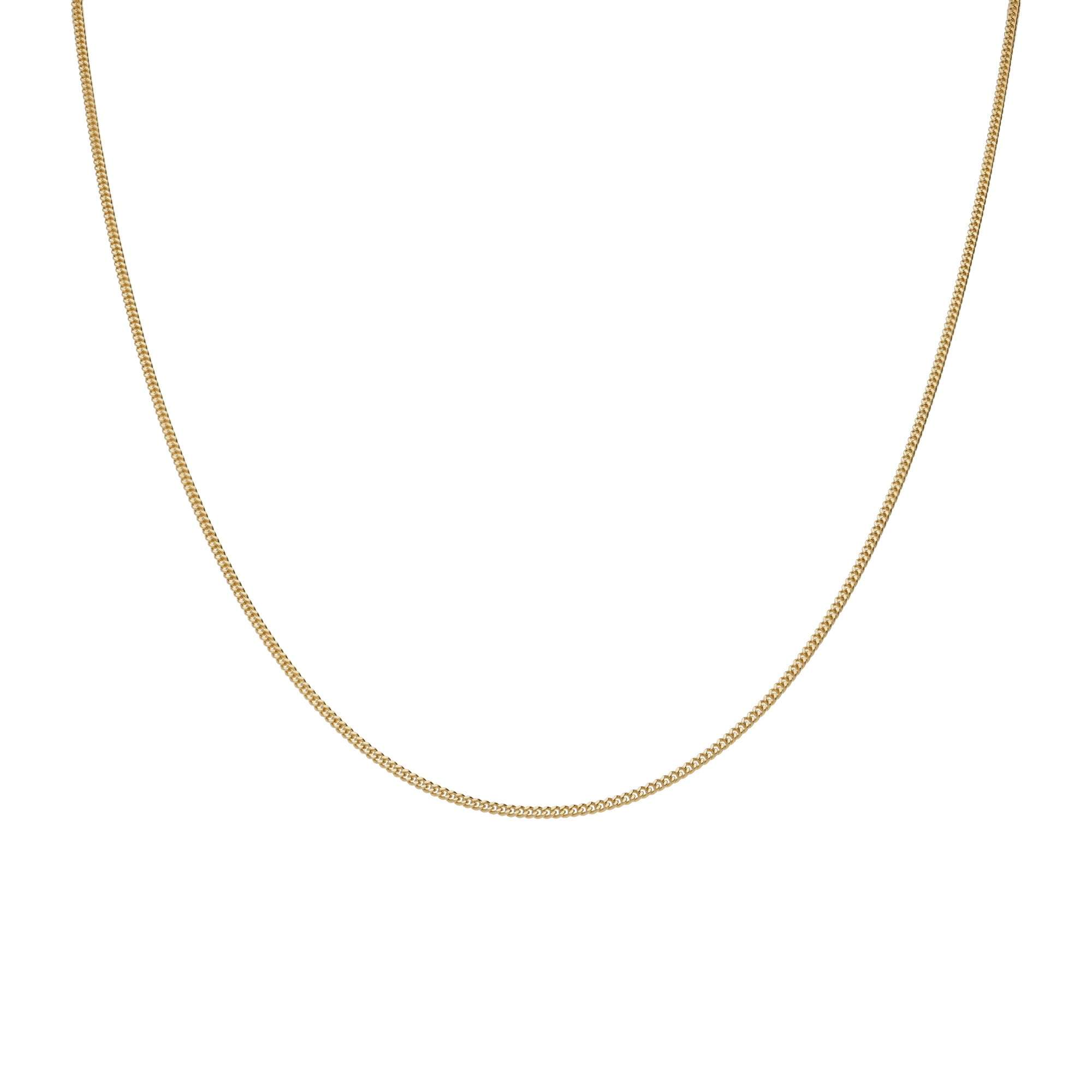 Pansarlänk 50cm 18K guld