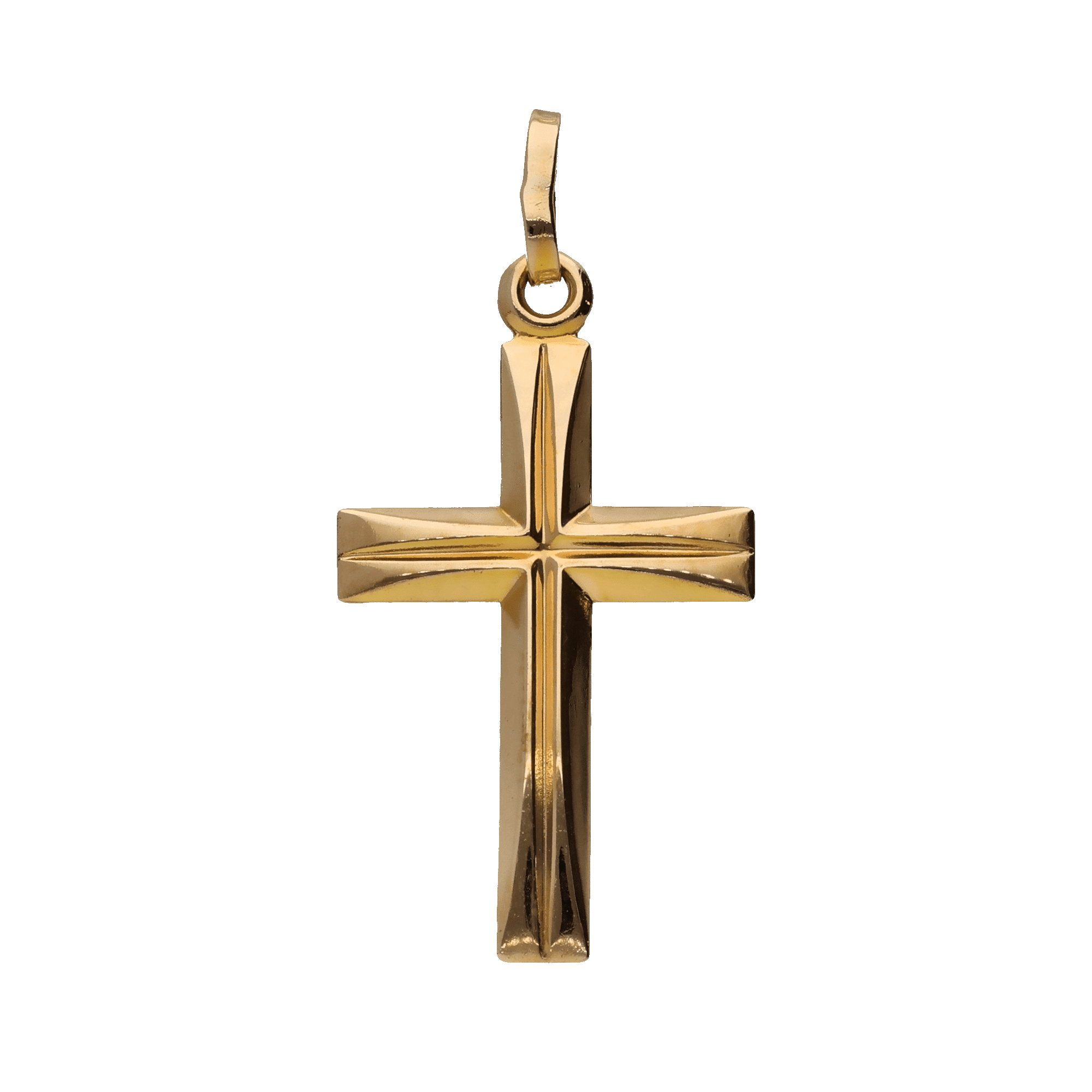 Cross pendant 0.66g 18K gold