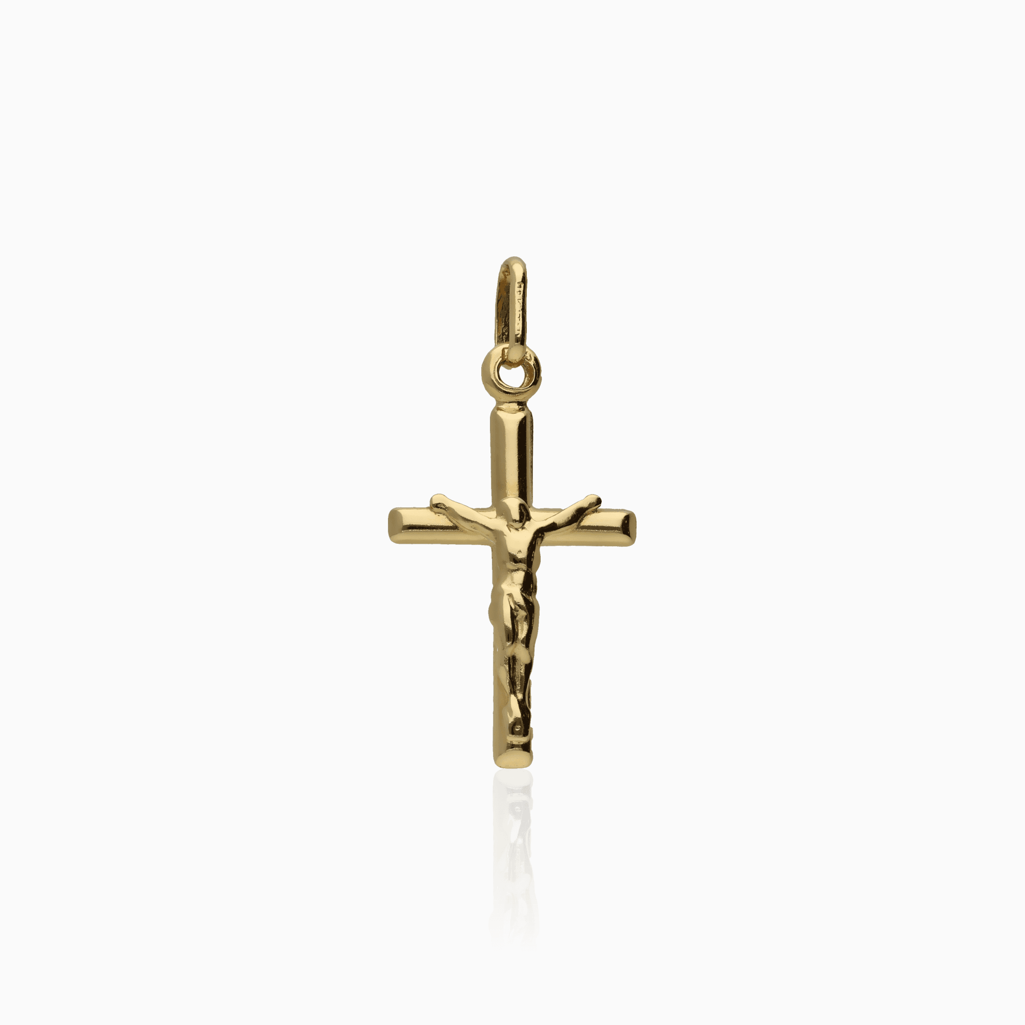 Hängsmycke kors med jesus 1,53g 18K guld
