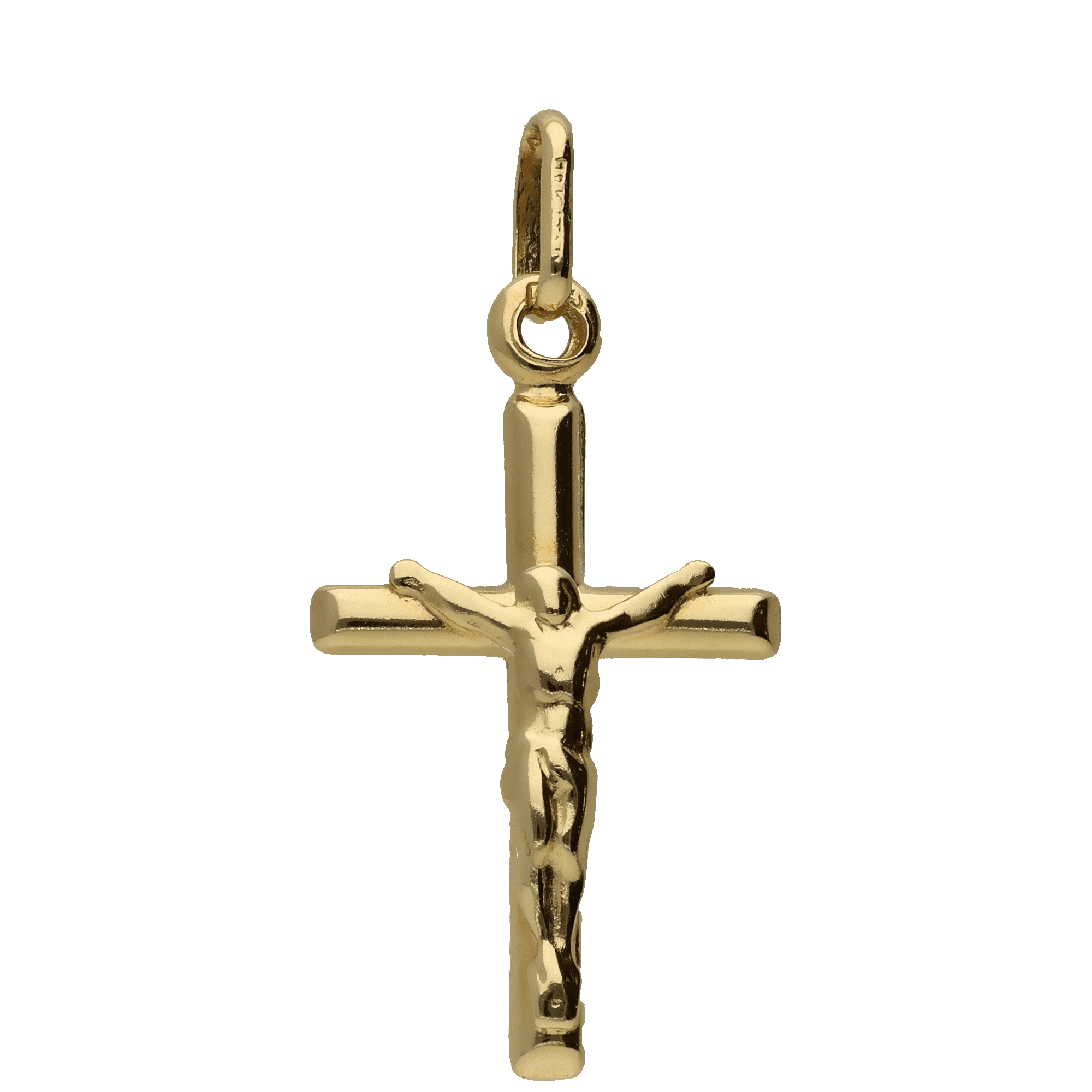 Hängsmycke kors med jesus 1,53g 18K guld