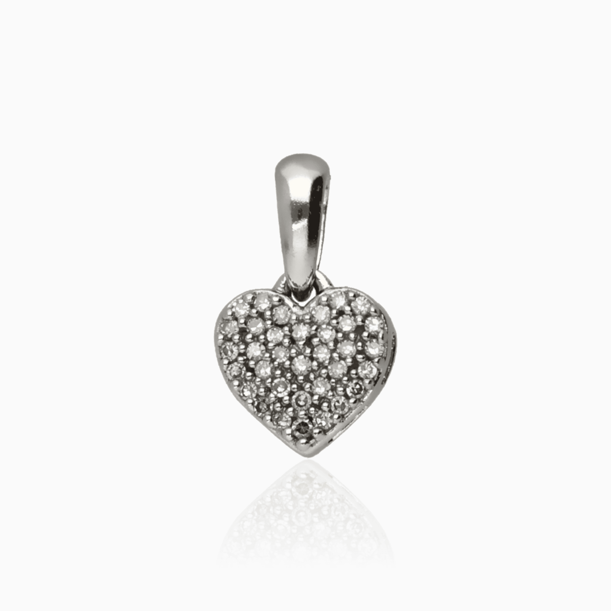 Hängsmycke hjärta 0,18ct 18K vitguld