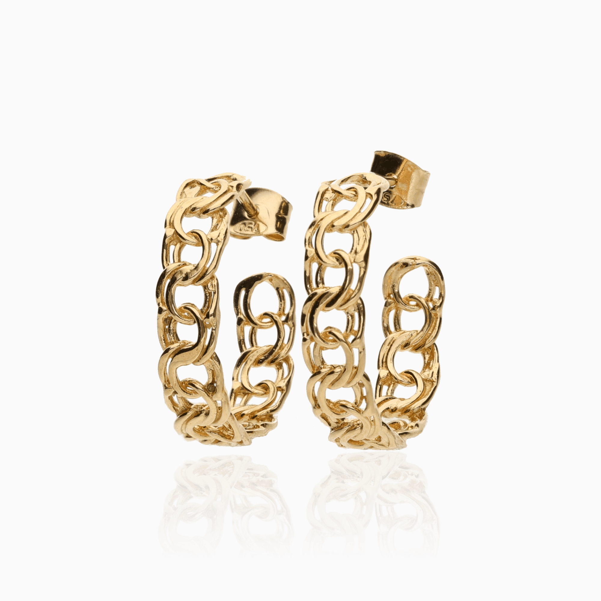 Bismarck earrings 3.25g 18K gold