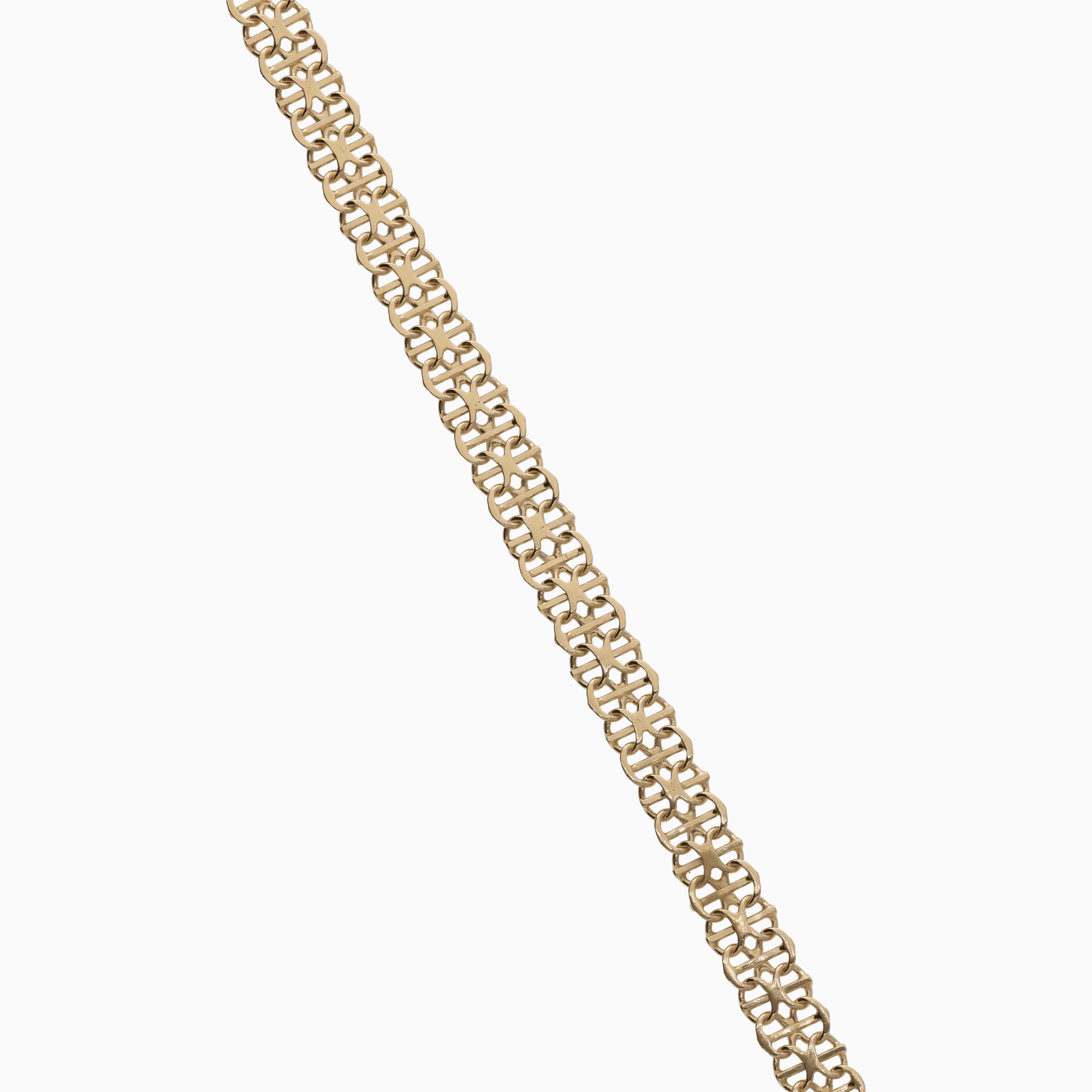 Armband x-länk med stav 7,48g 18K guld
