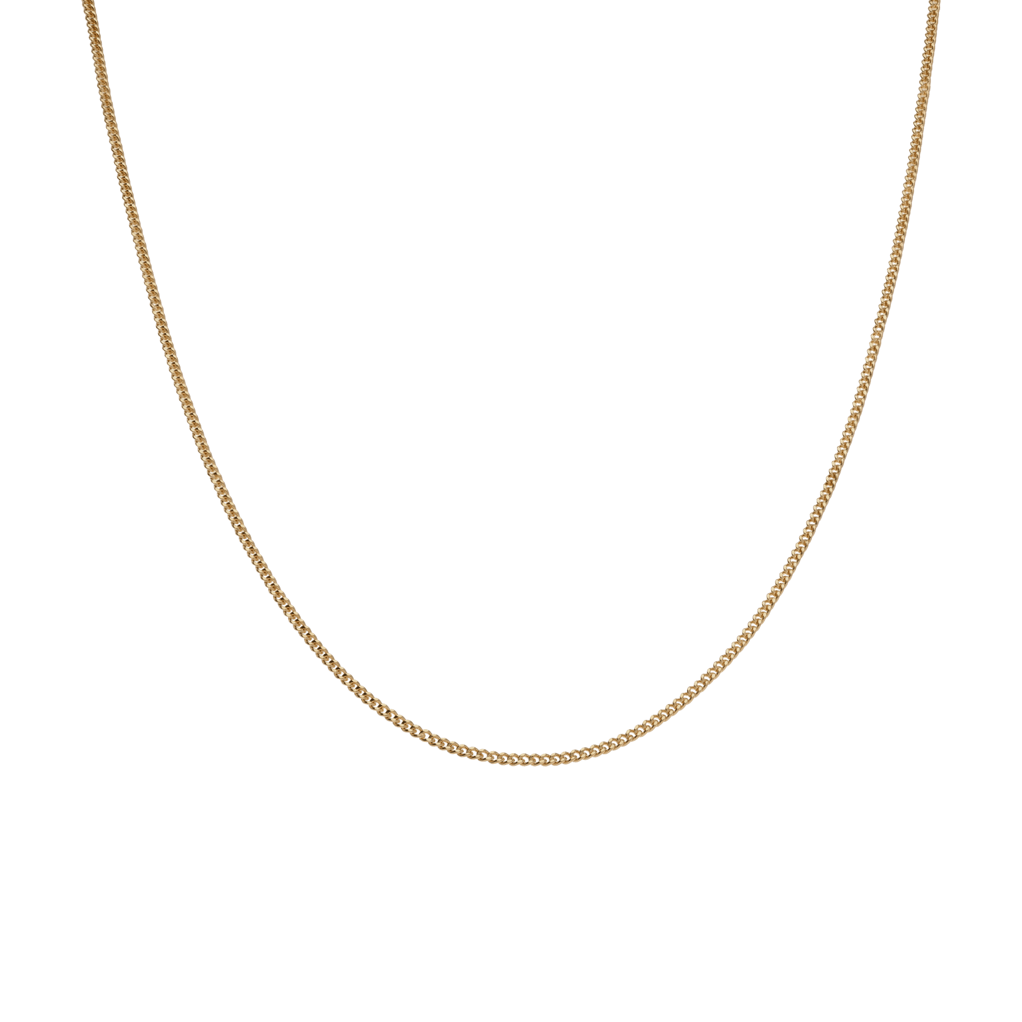 Curb chain 46cm 18K gold