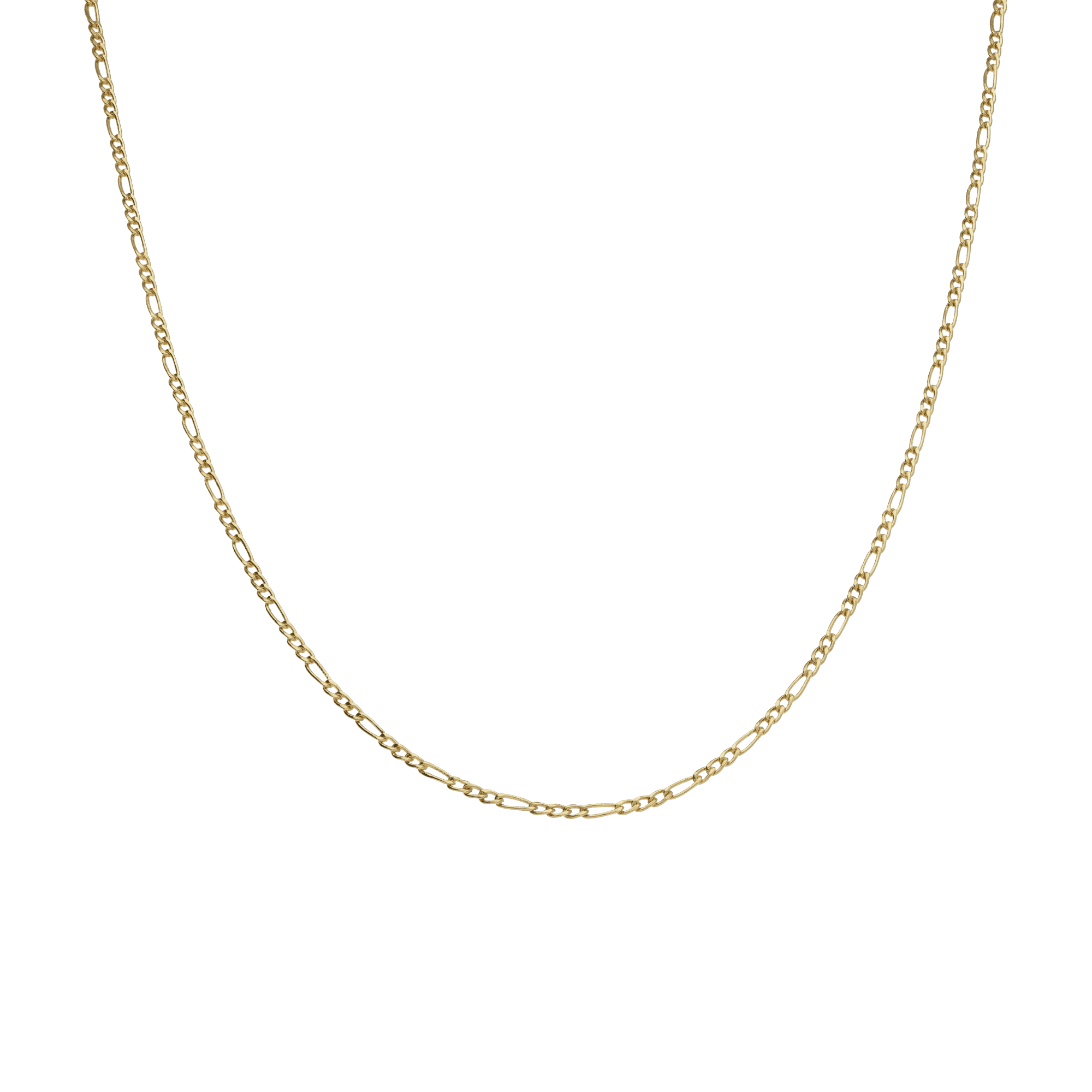 Figaro chain 46cm 14K gold