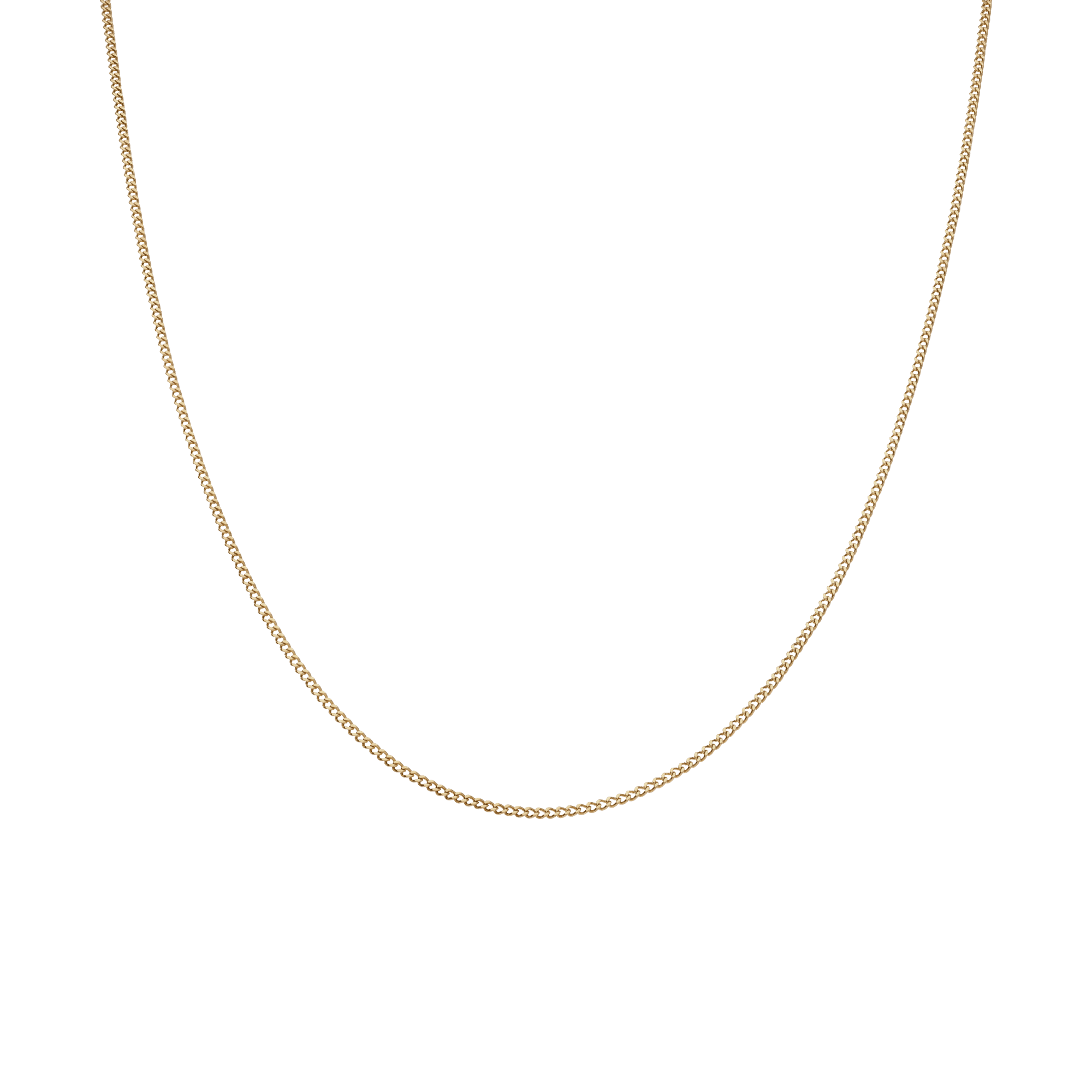 Curb chain 52cm 18K gold