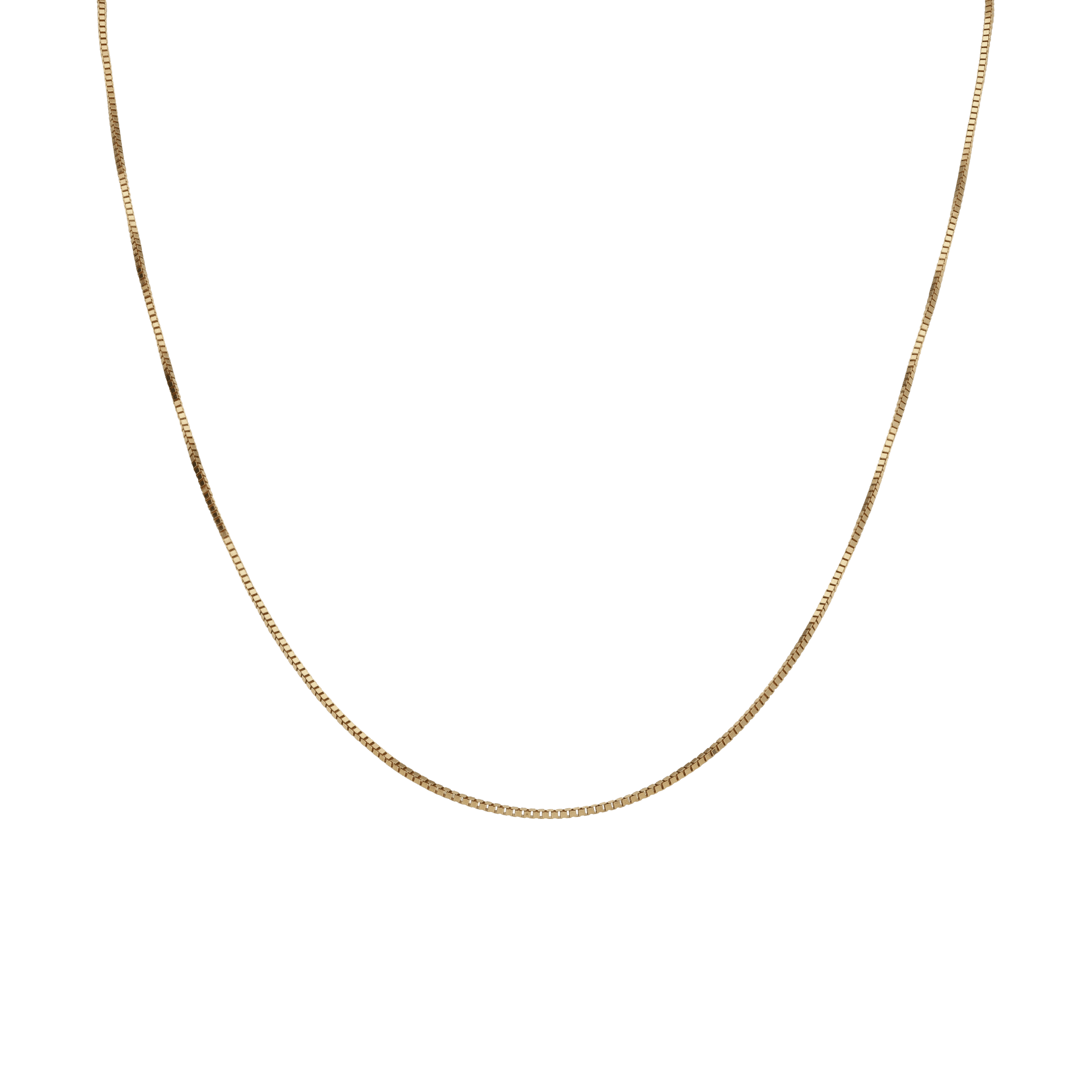 Box Chain 41.5cm 18K gold