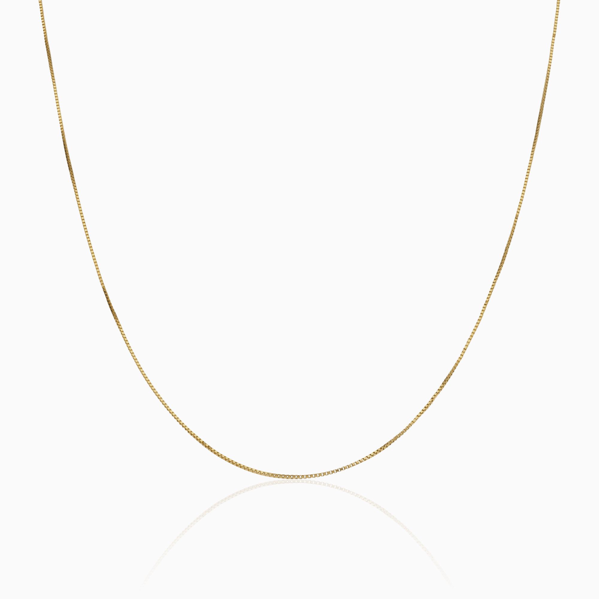 Box Chain 47cm 18K Gold