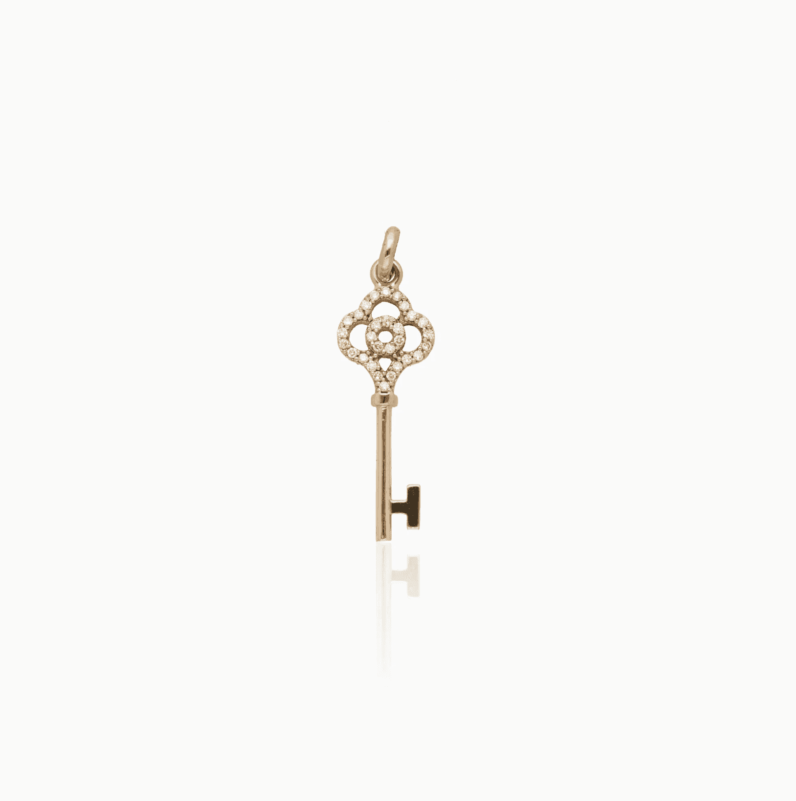 Diamanthänge nyckel 0,14ct 18K
