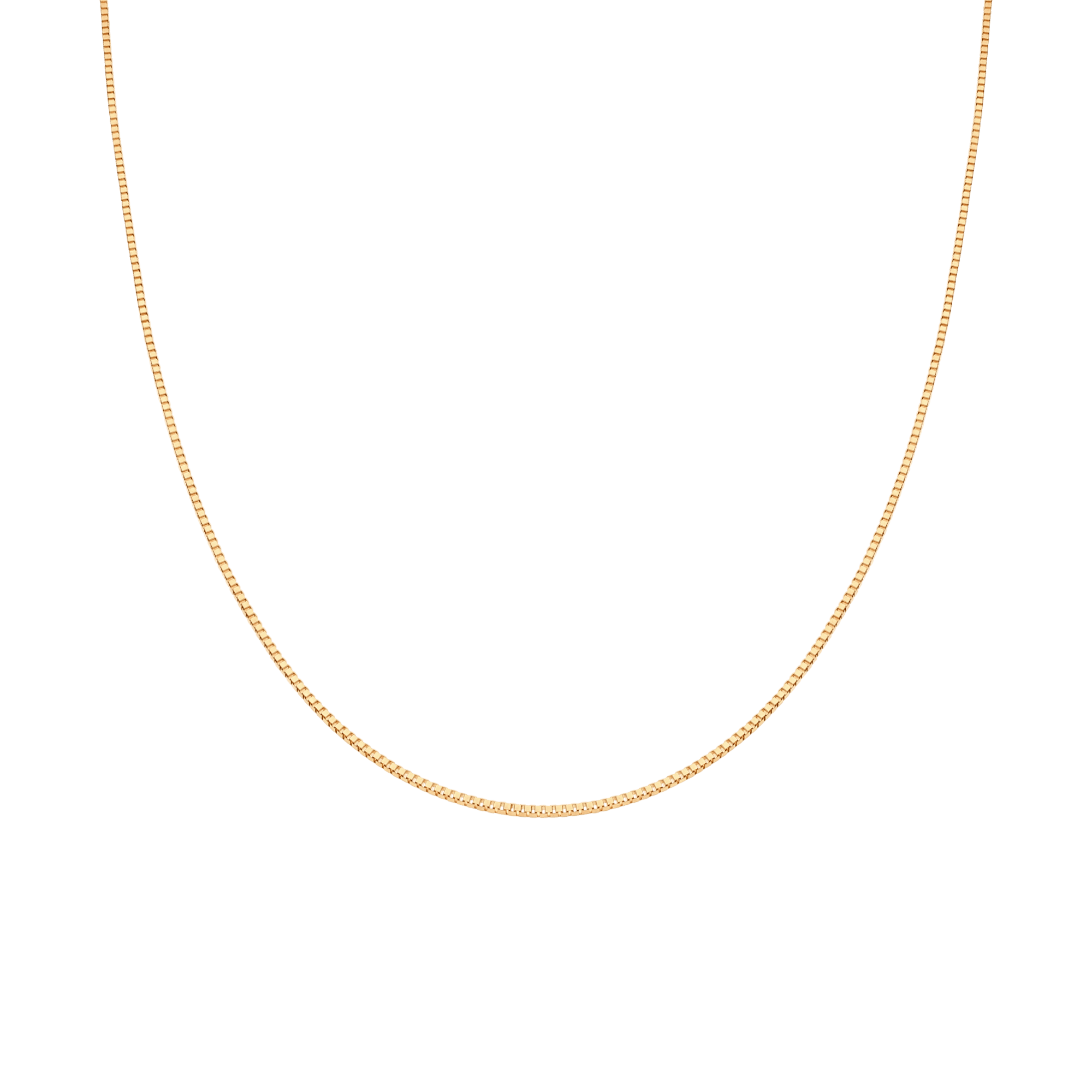 Veneziakedja 38cm 18K guld