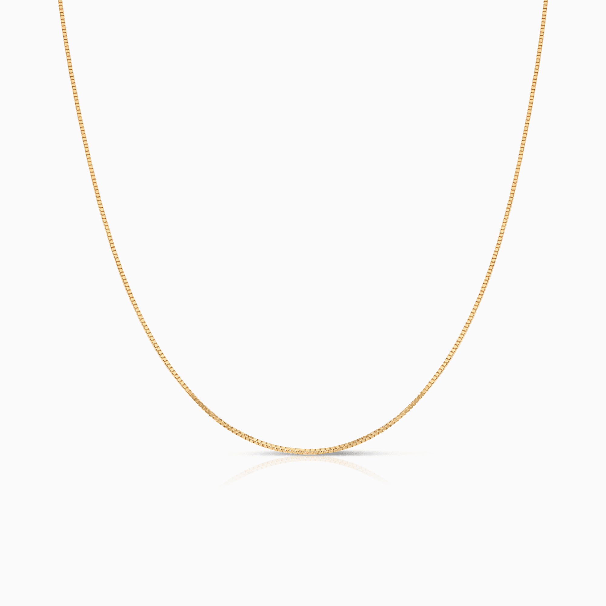 Veneziakedja 38cm 18K guld