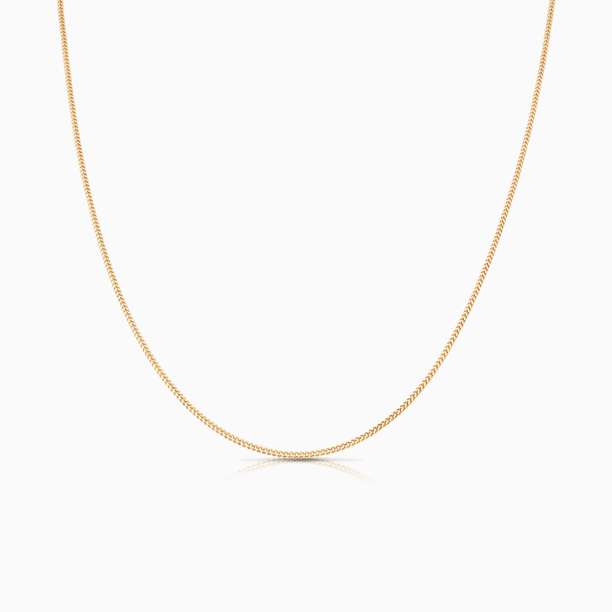 Pansarkedja 42cm 18K guld