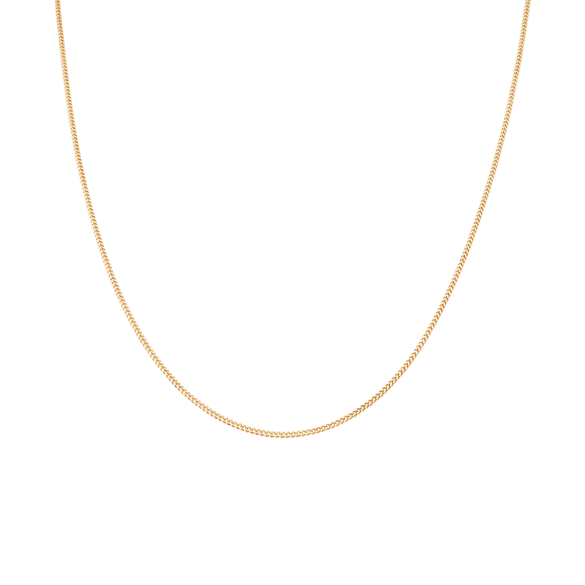 Pansarkedja 42cm 18K guld
