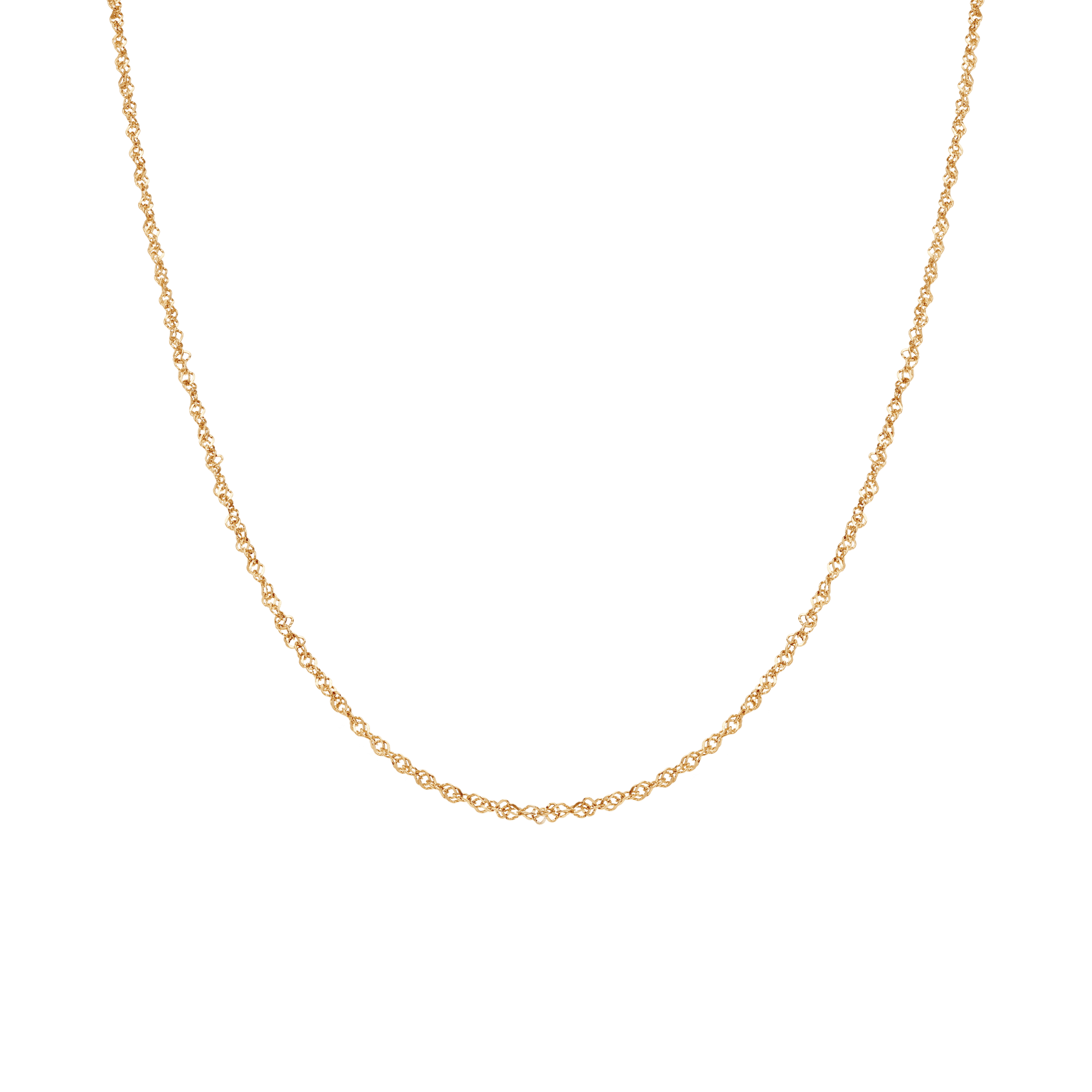 Singapore chain 42cm 18K gold