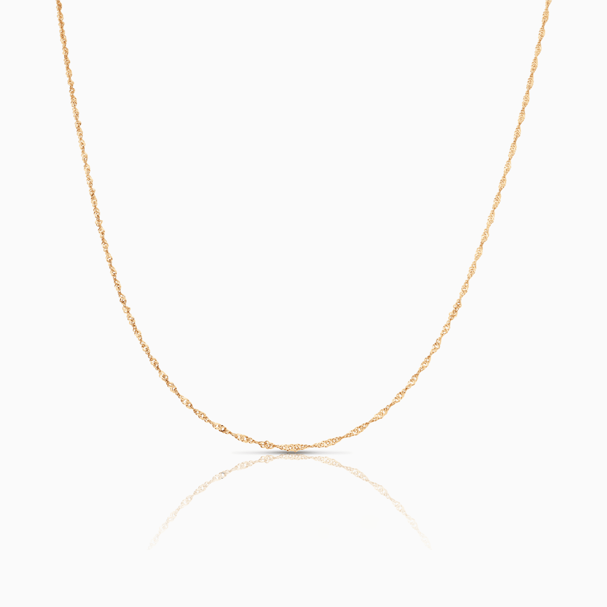 Singapore chain 41cm 18K gold
