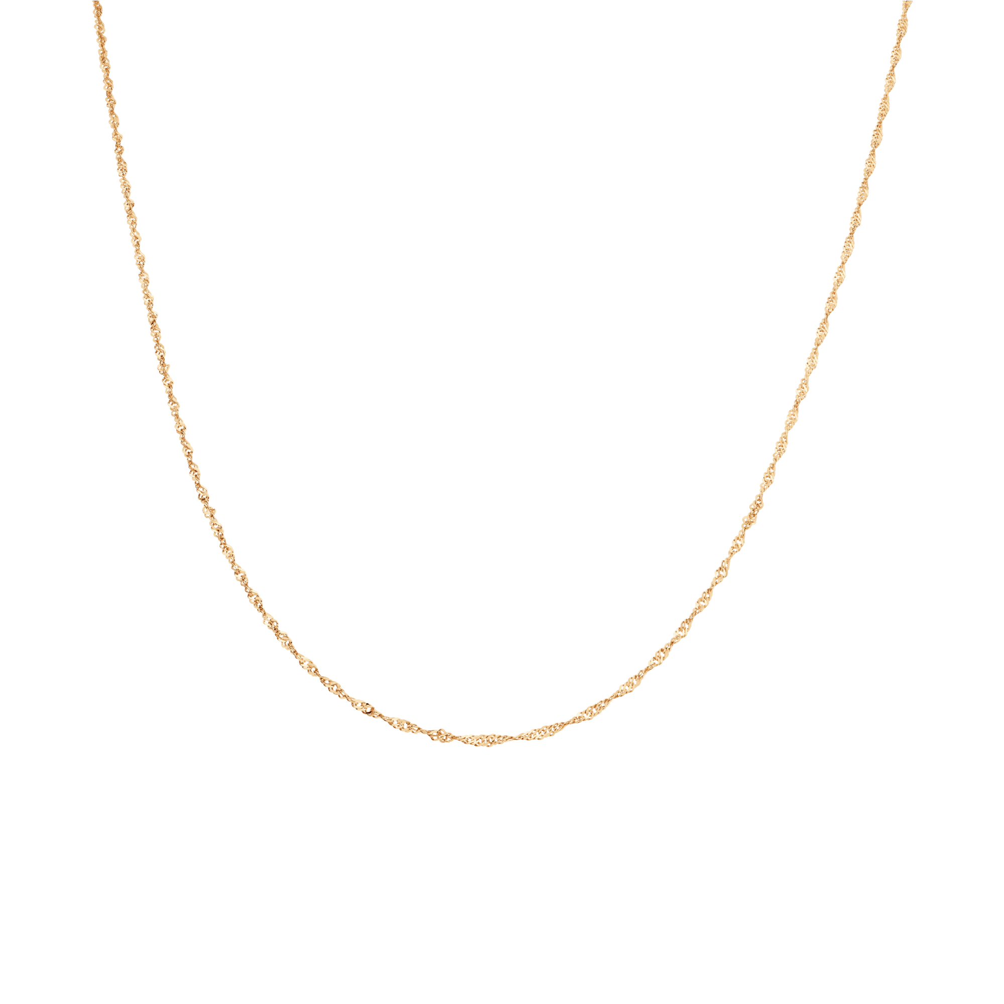 Singapore chain 41cm 18K gold