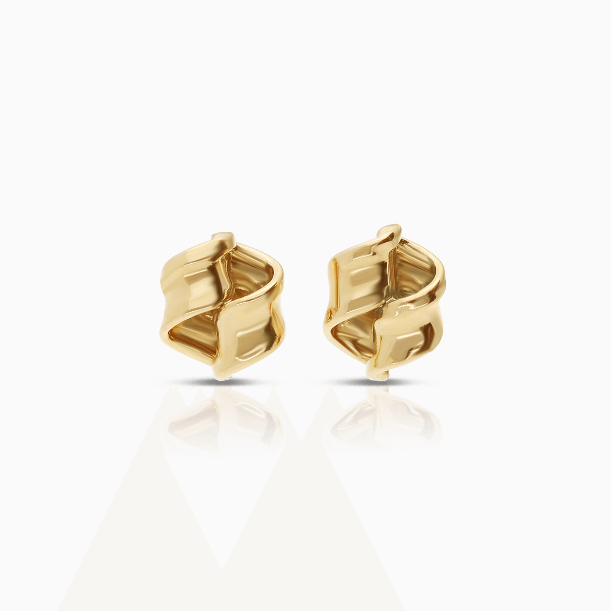 Gold earrings 0.88g 18K