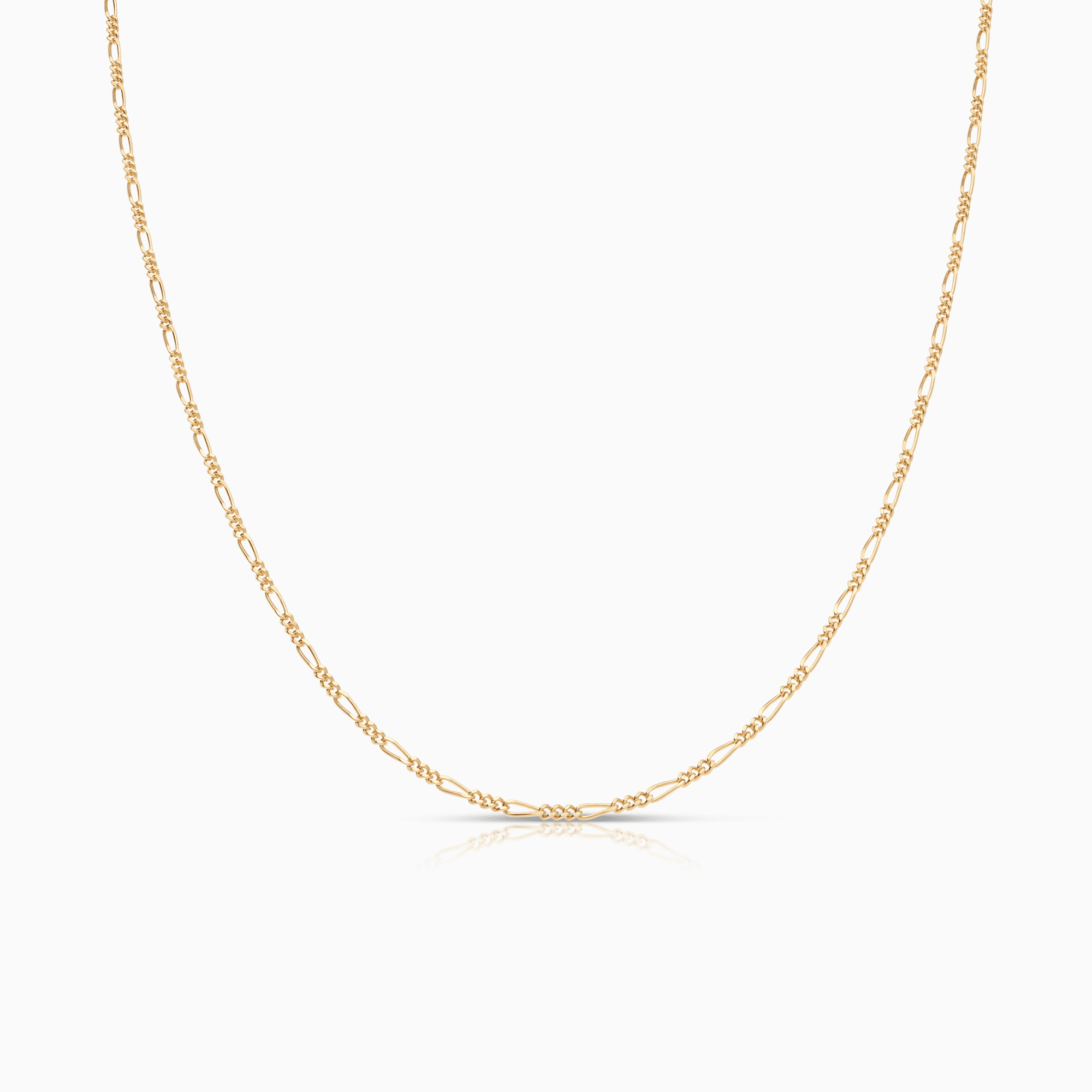Figaro chain 46cm 18K gold