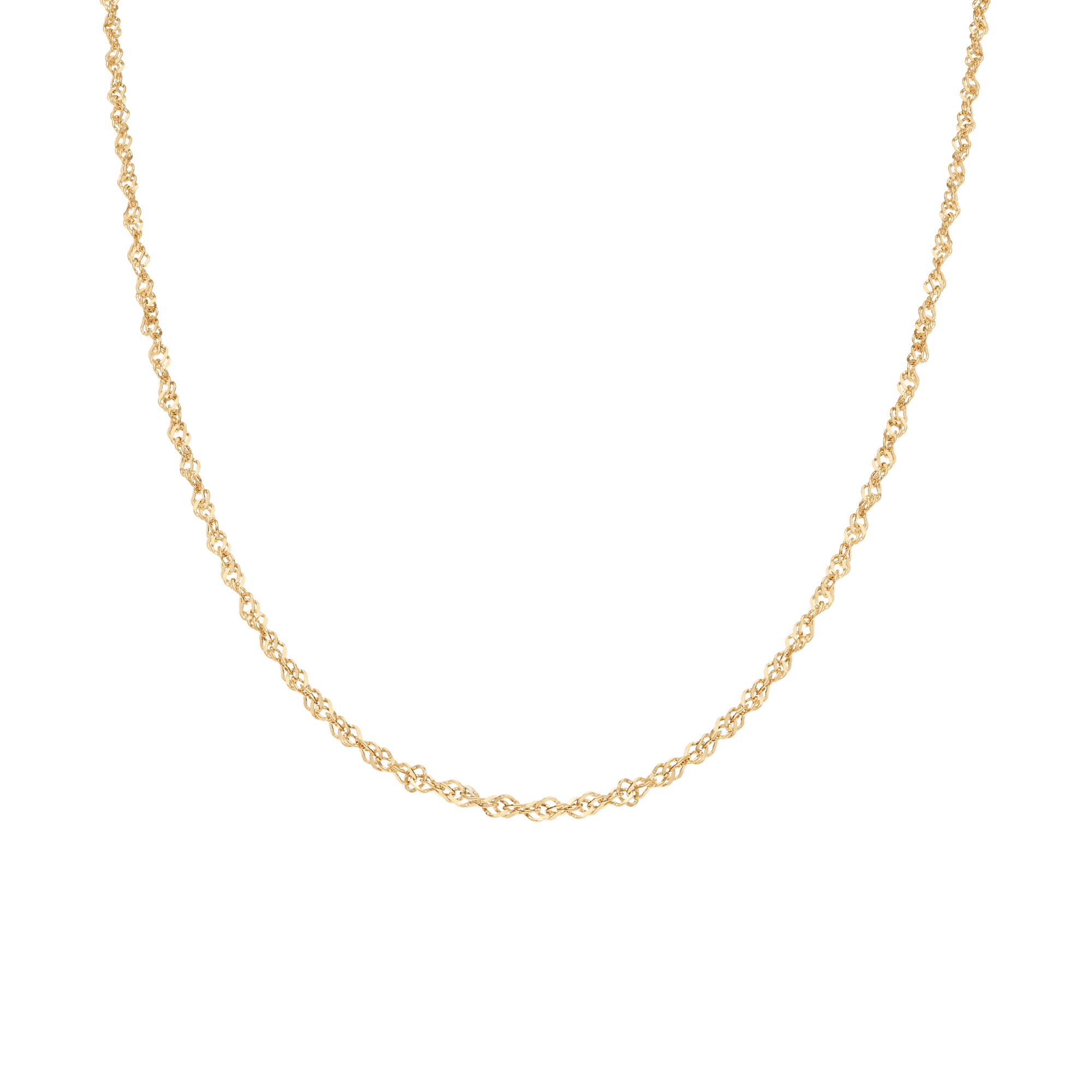 Singapore chain 41.5cm 18K gold