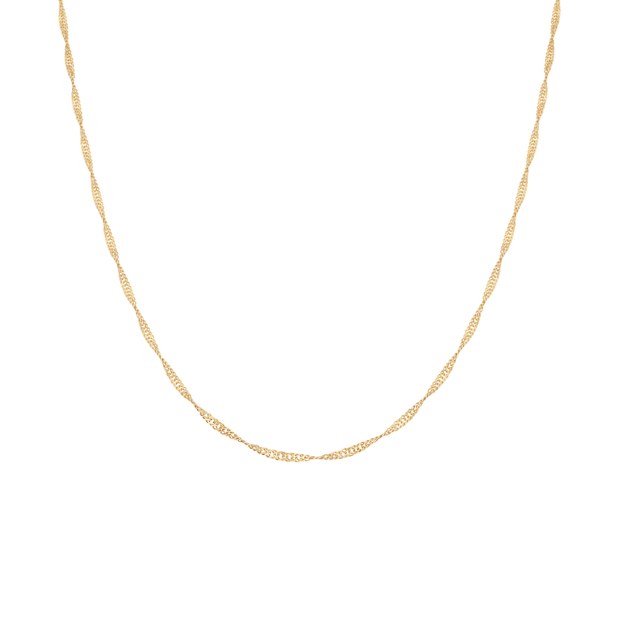 Singapore chain 51.5cm 18K gold