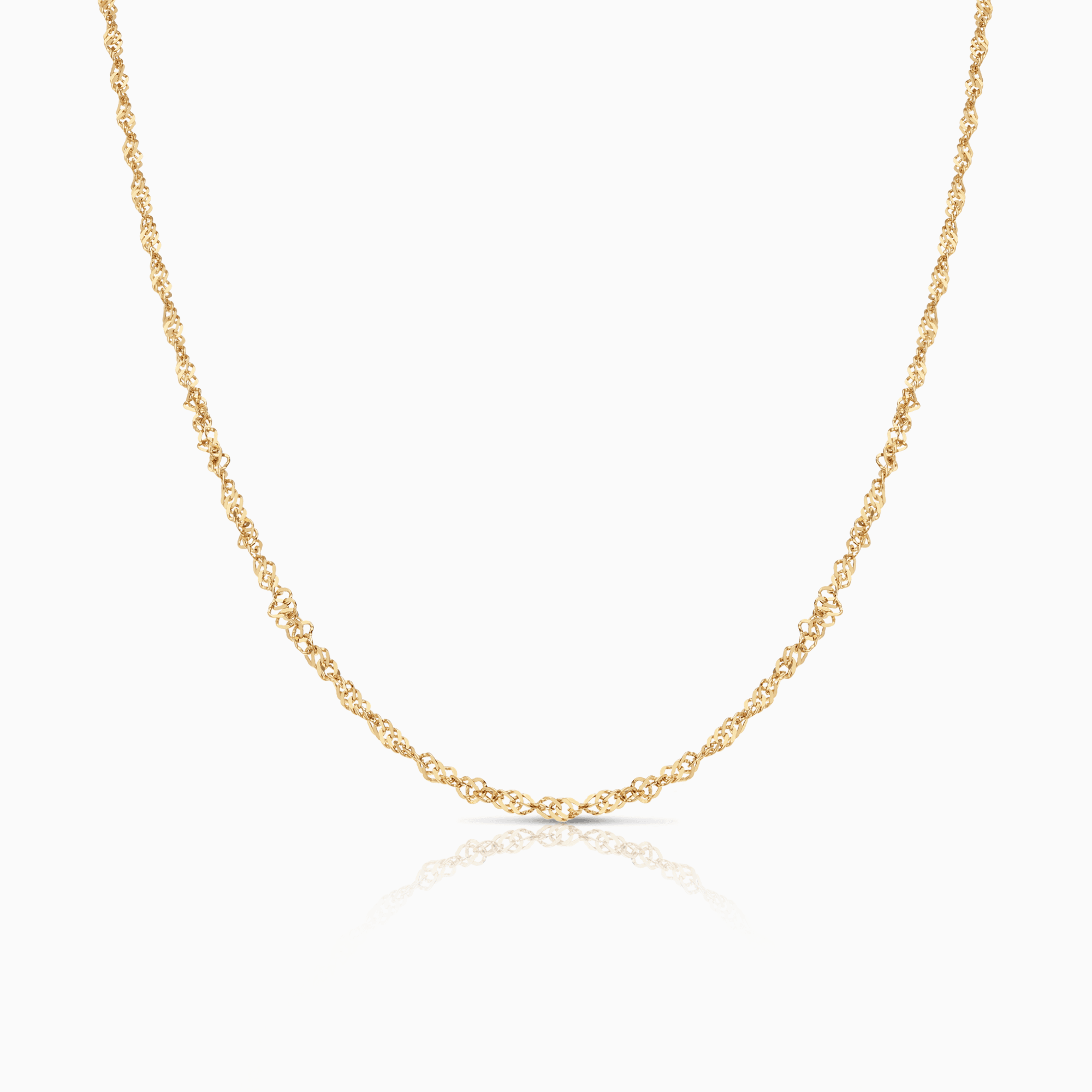 Singapore chain 41cm 18K gold