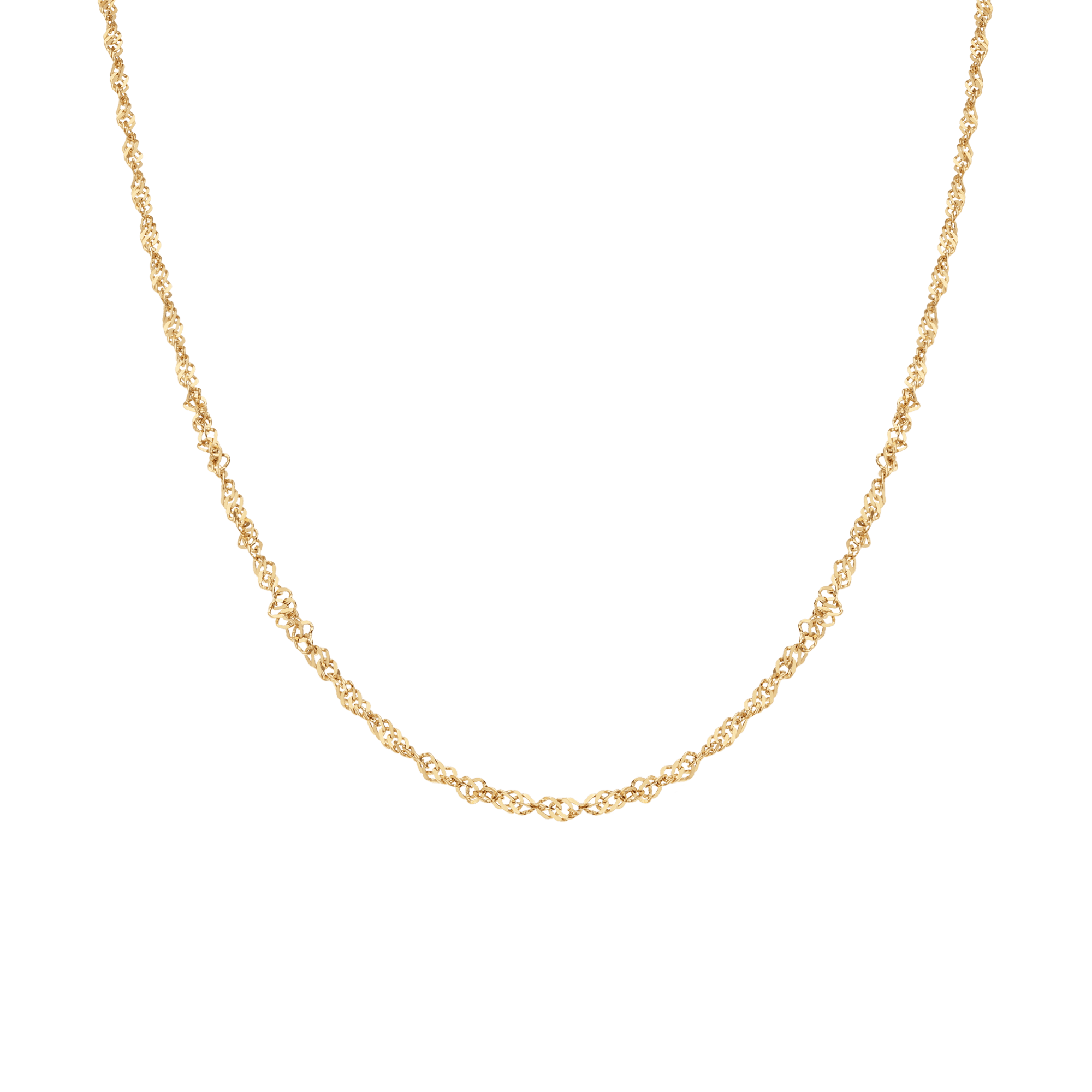 Singapore chain 41cm 18K gold