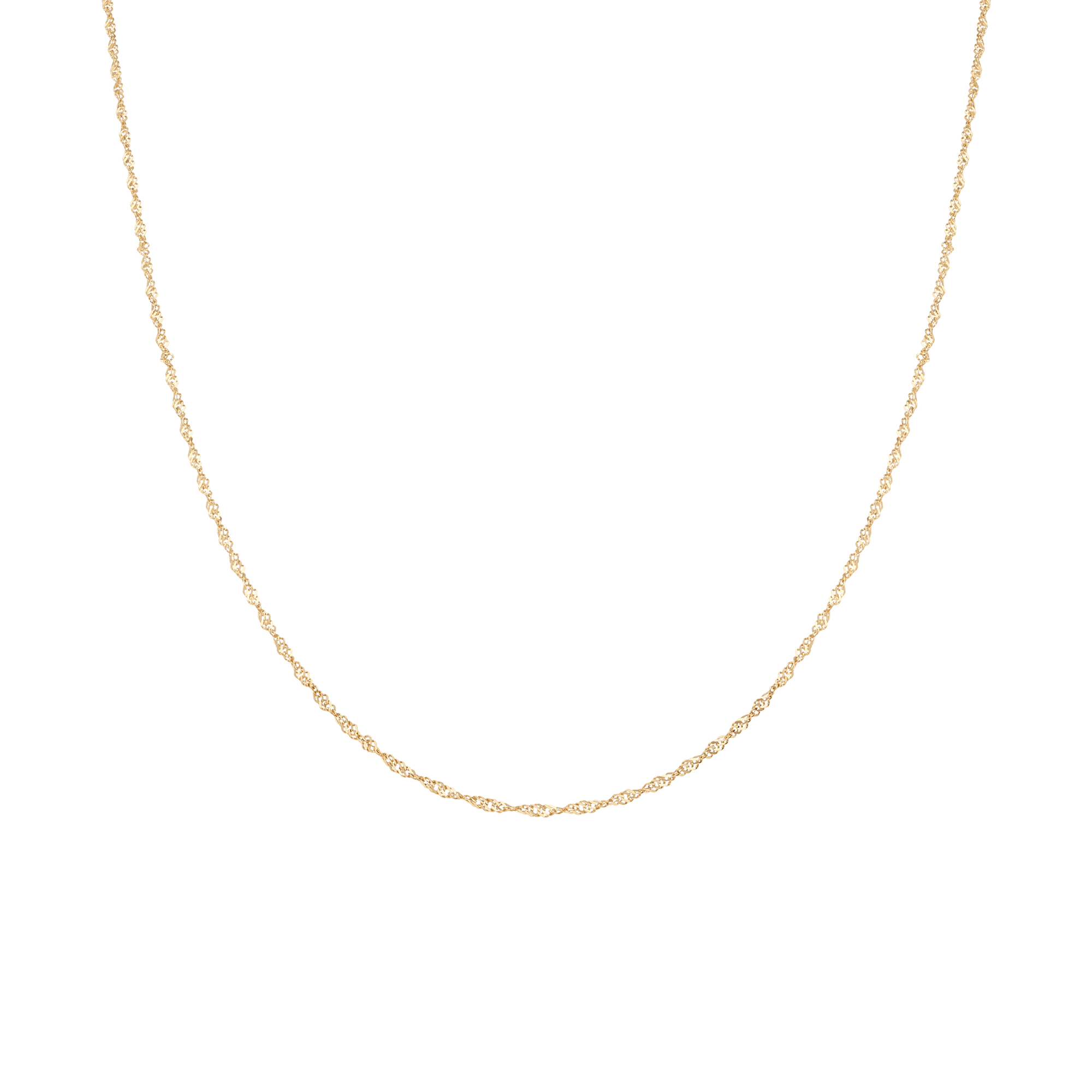 Singapore chain 41.5cm 18K gold