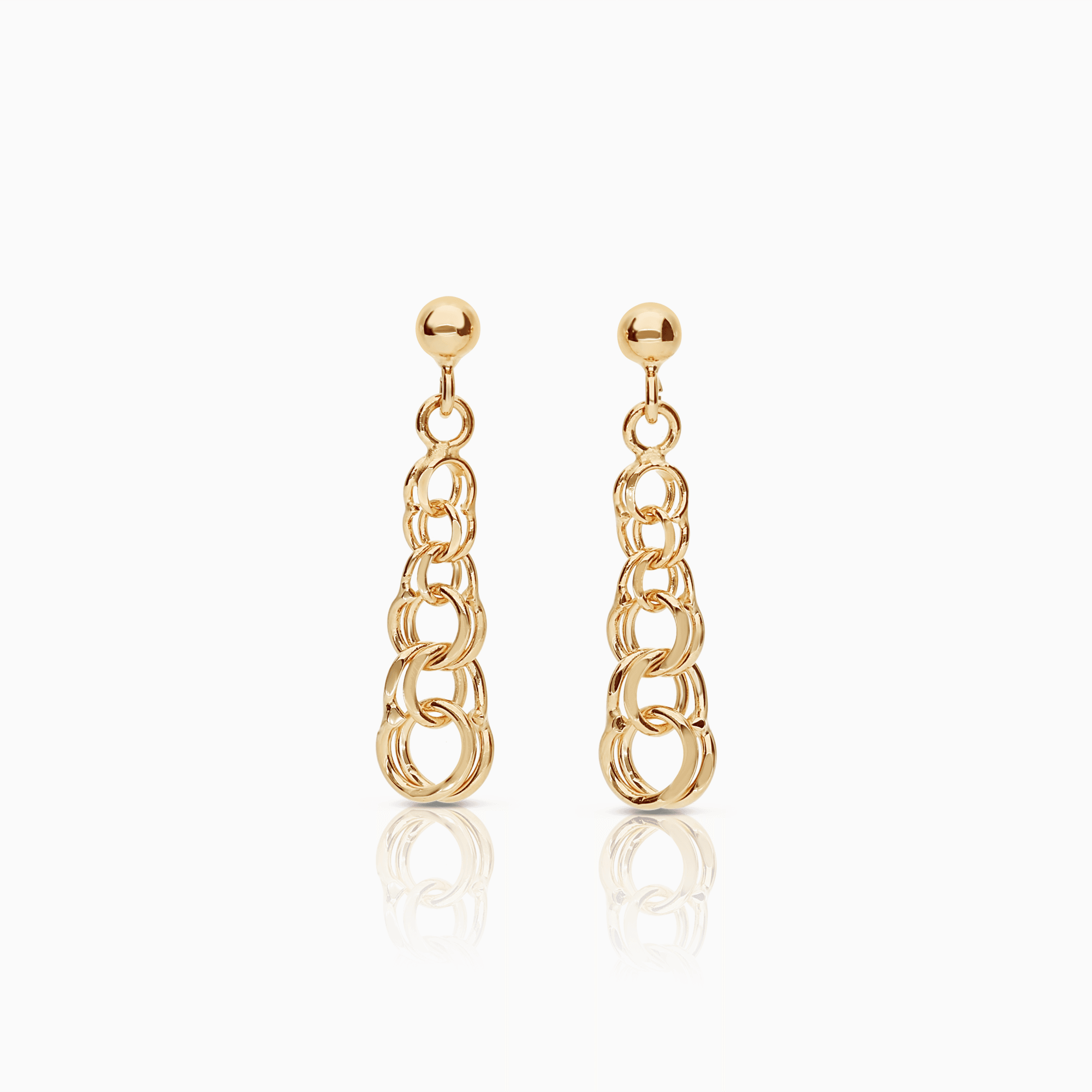 Bismarck earrings 1.52g 18K gold