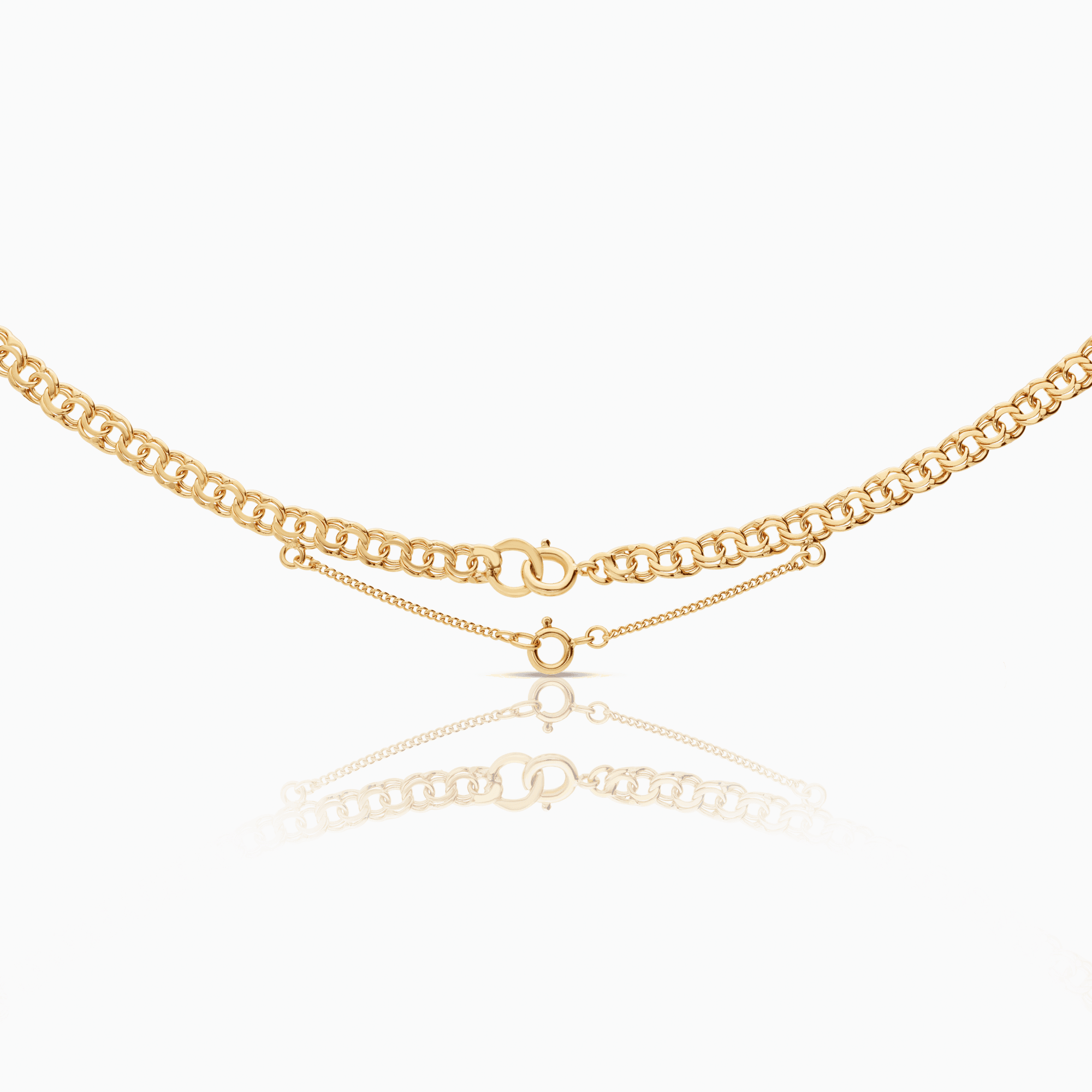 Bismarck necklace 22.18g 18K gold