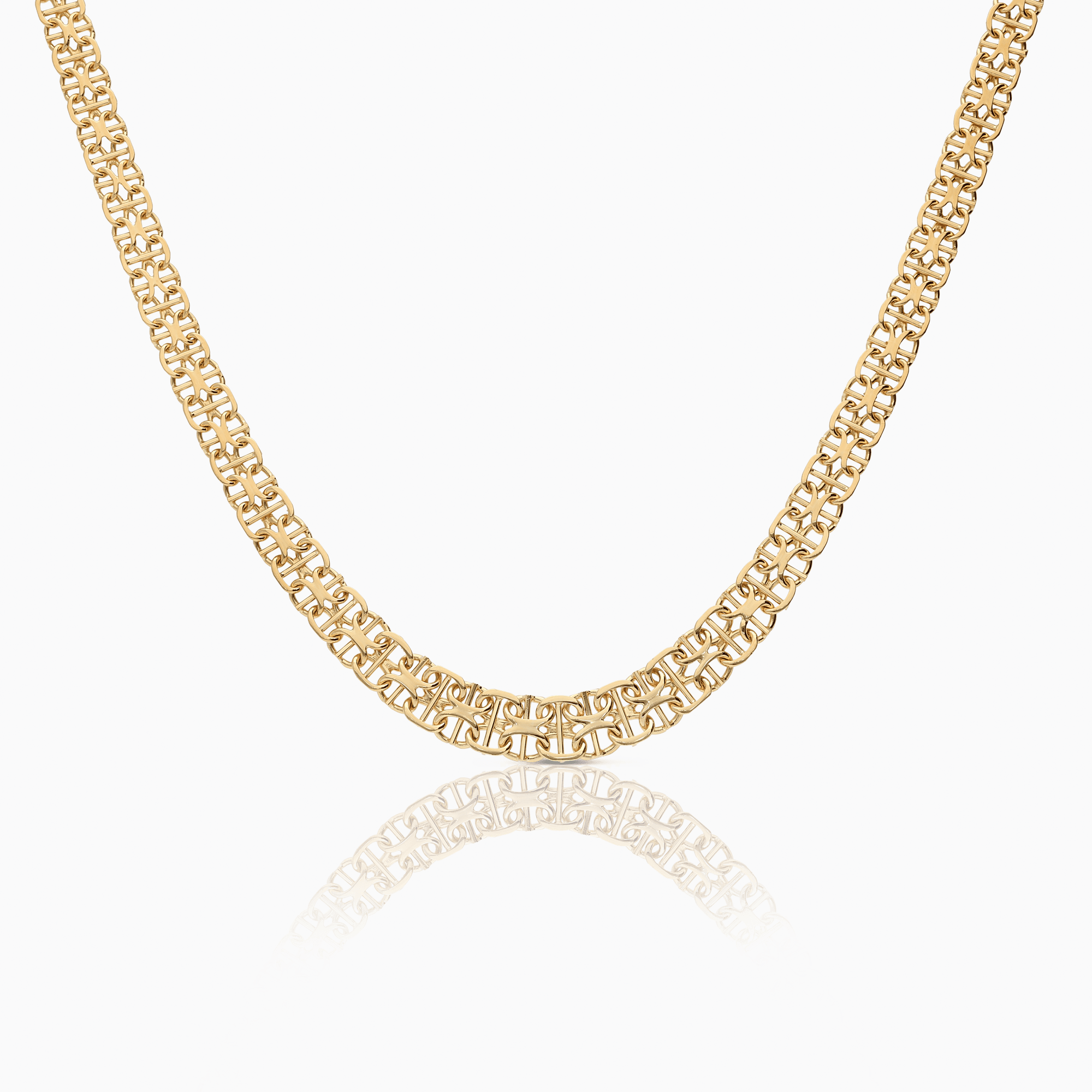 X-länk halsband med stav 18,94g 18K guld