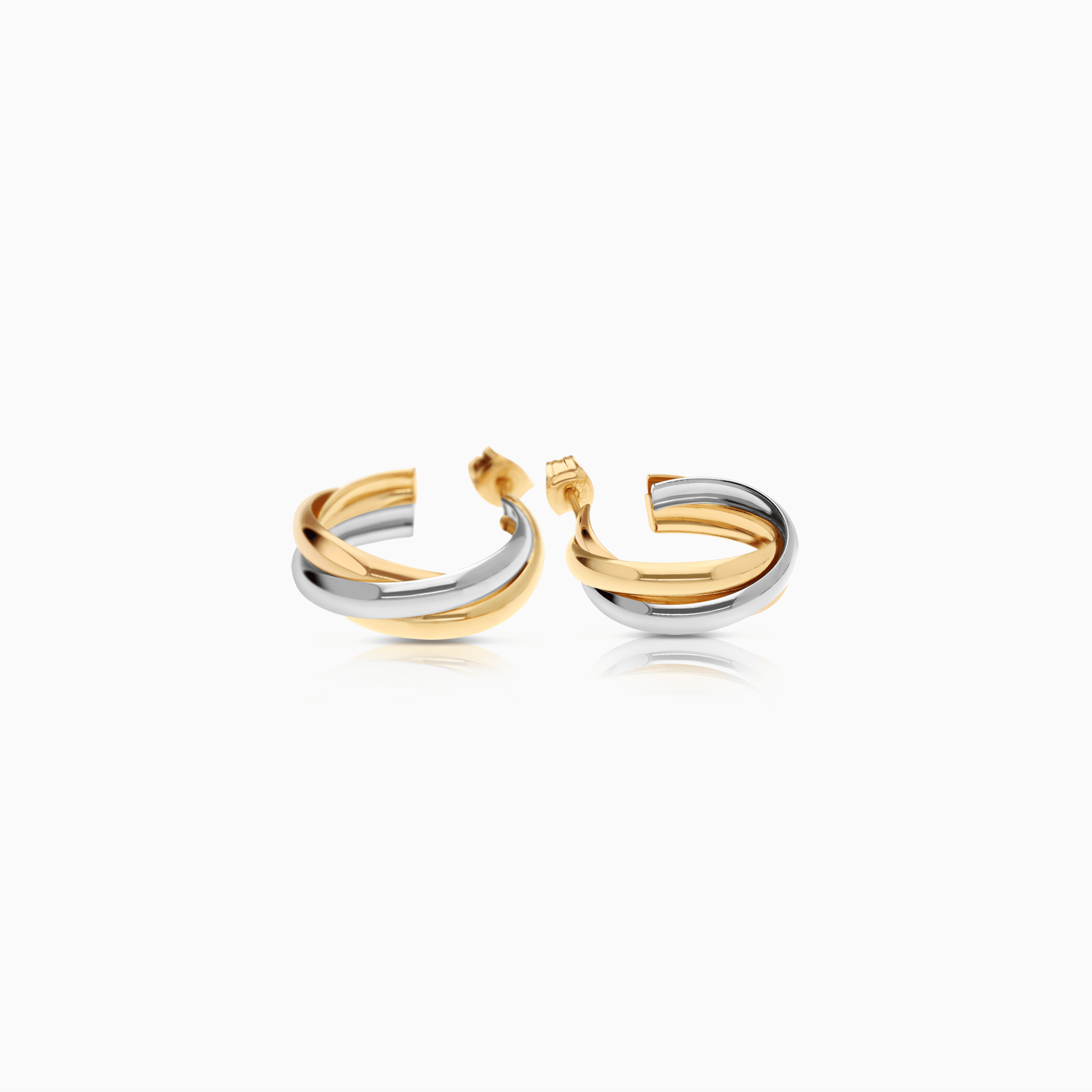 Guldörhängen creoler 9,28g 18K guld