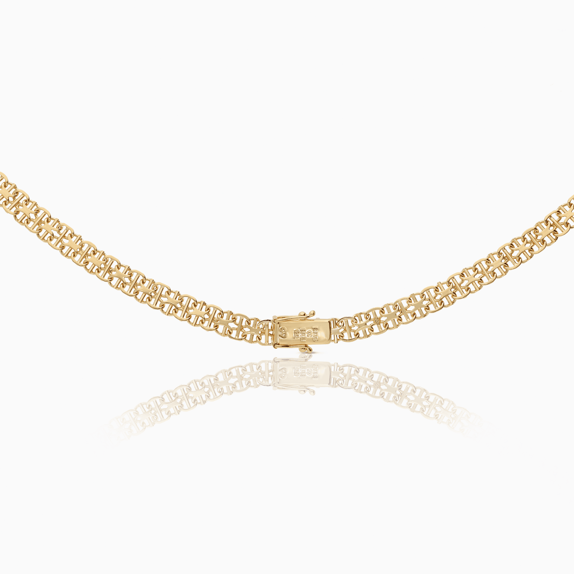 X-länk halsband med stav 18,94g 18K guld