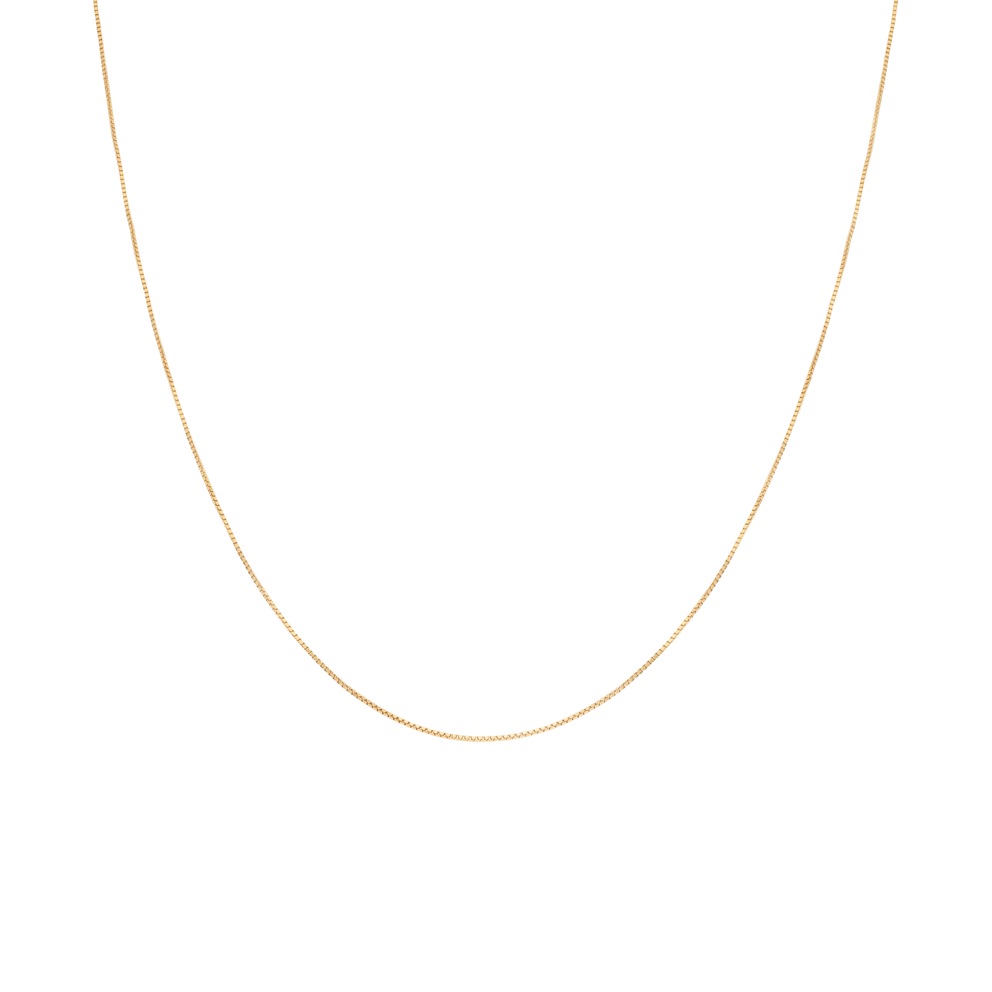 Box Chain 36cm 18K Gold