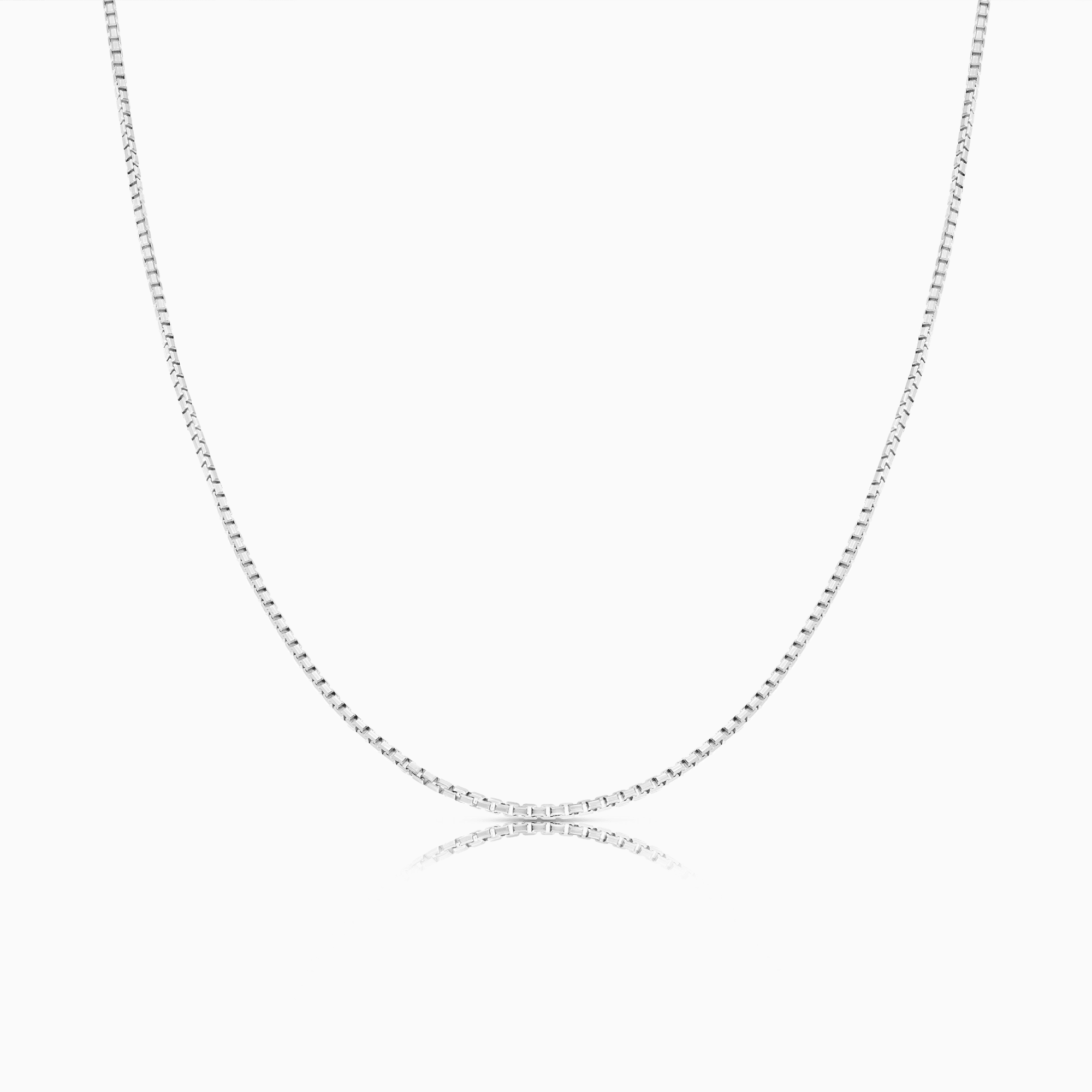 Venezialänk 41,5cm 18K vitguld