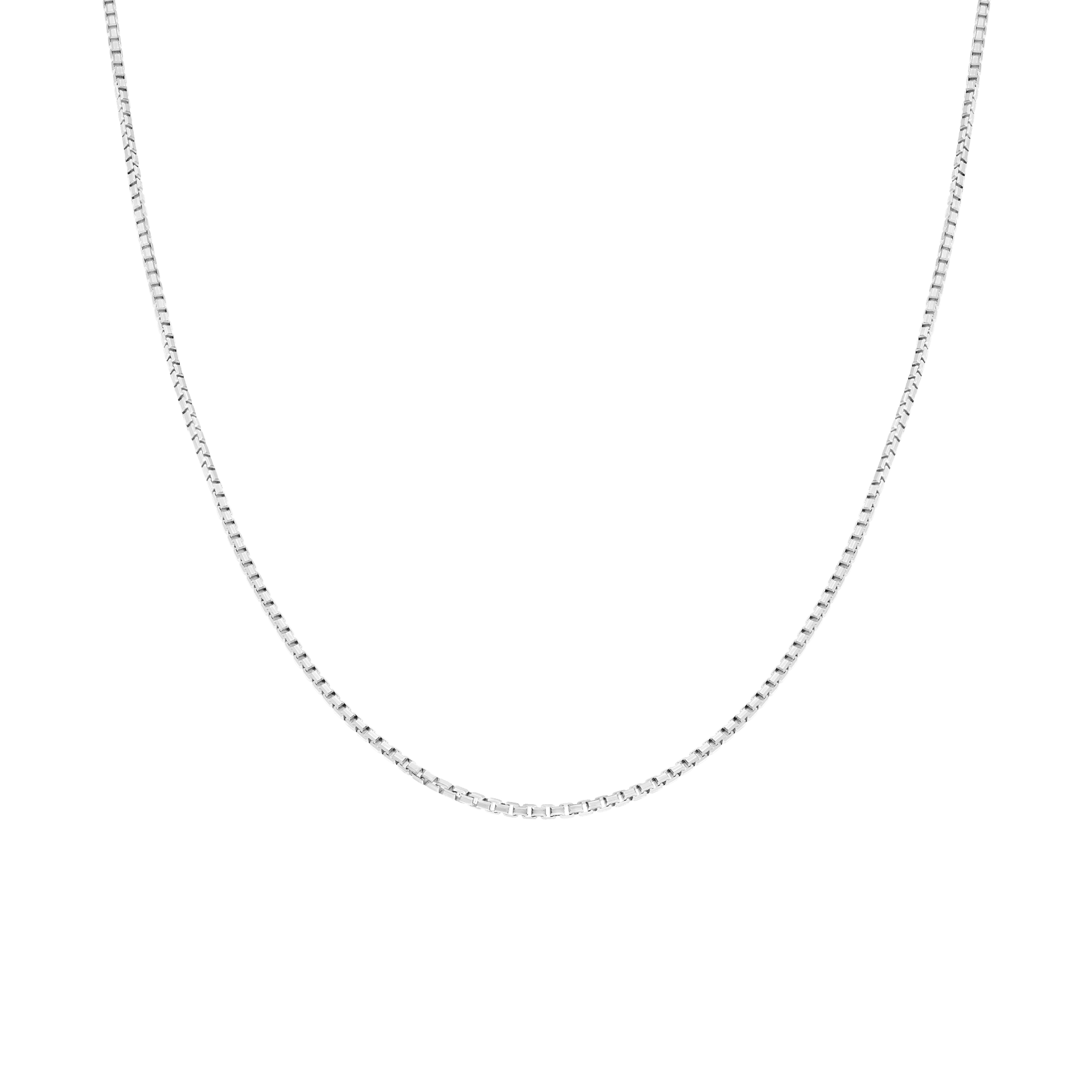 Venezialänk 41,5cm 18K vitguld