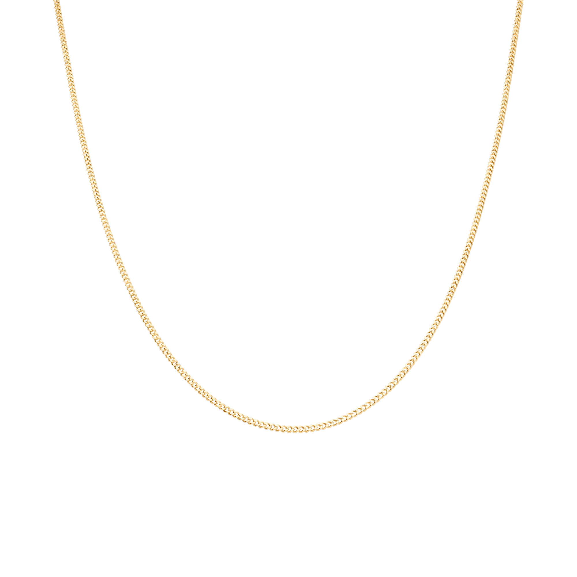 Curb Chain 53cm 18K Gold