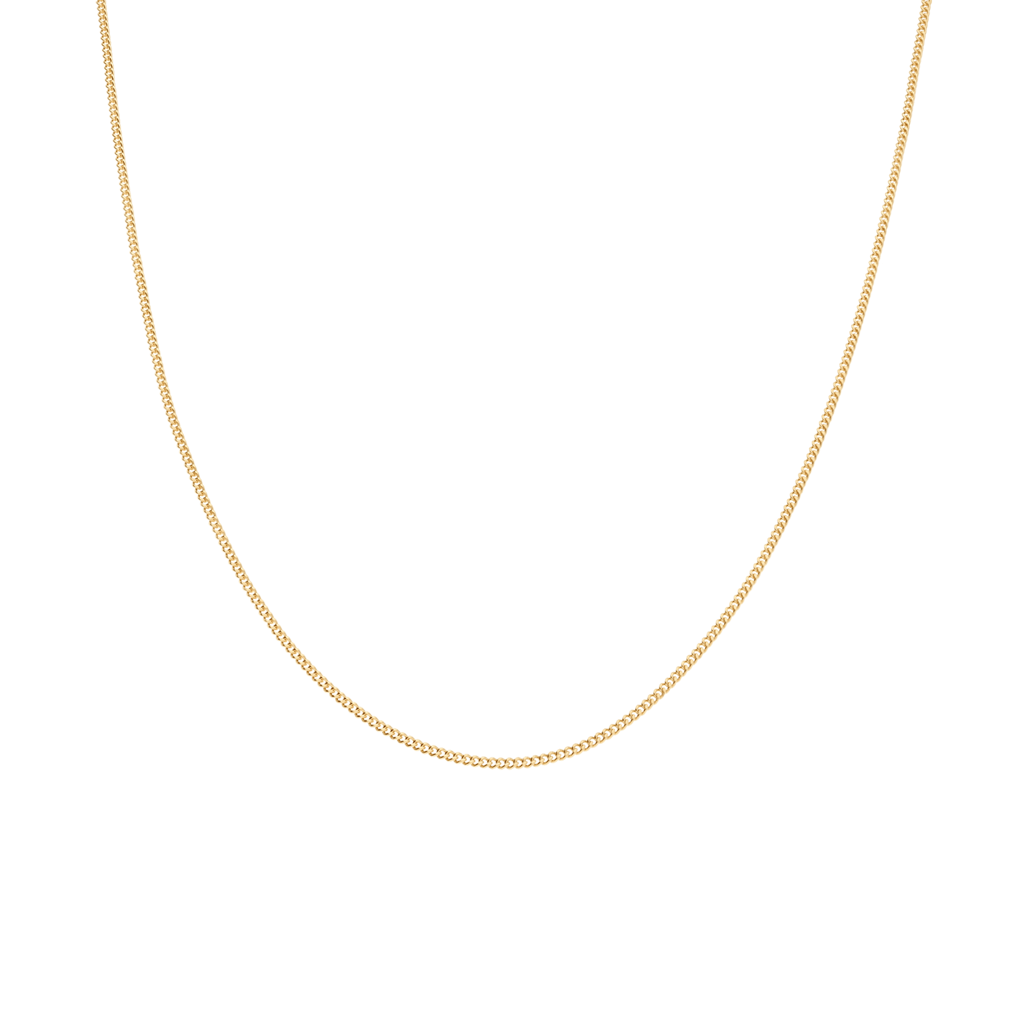 Curb chain 52.5cm 18K gold
