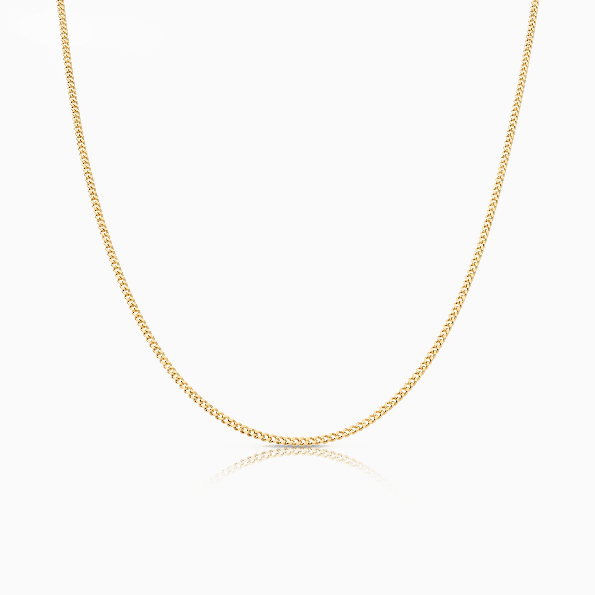 Curb chain 48cm 18K gold