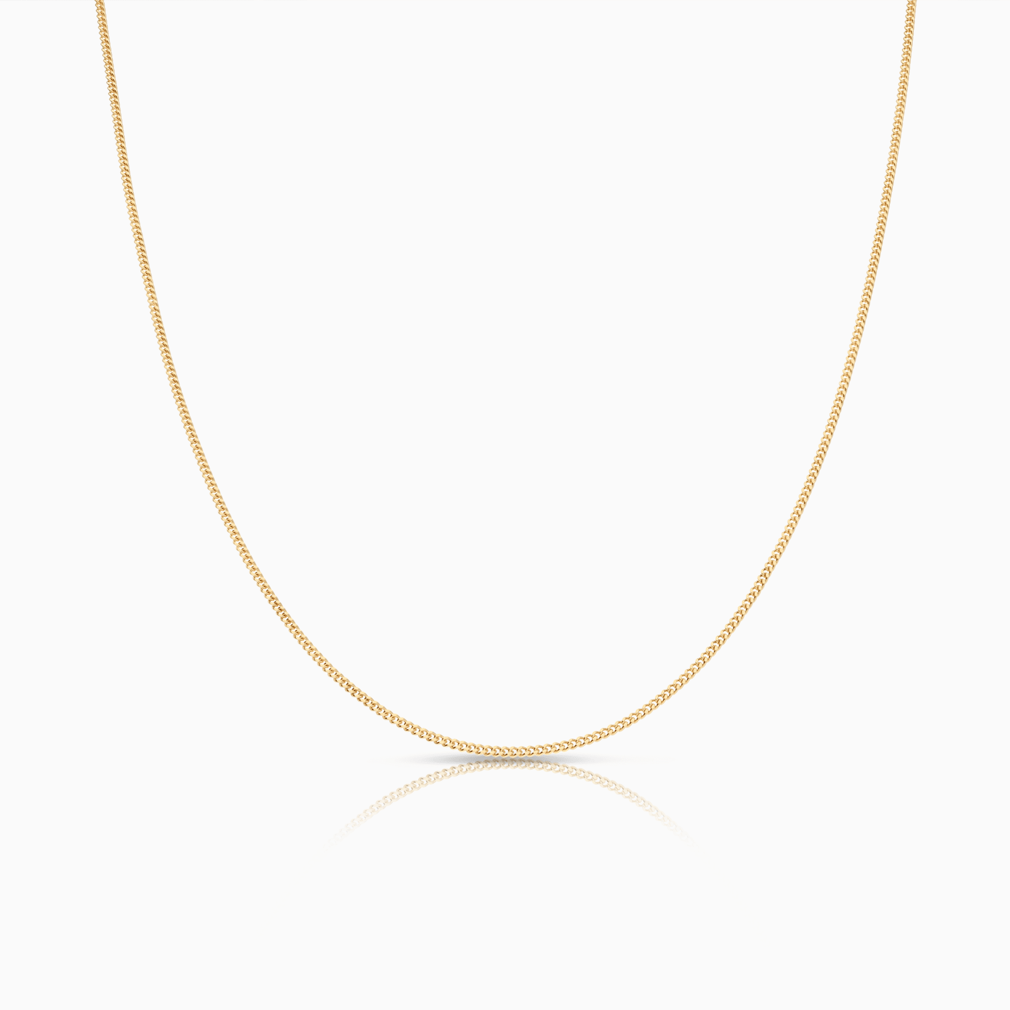 Pansarkedja 38cm 18K guld